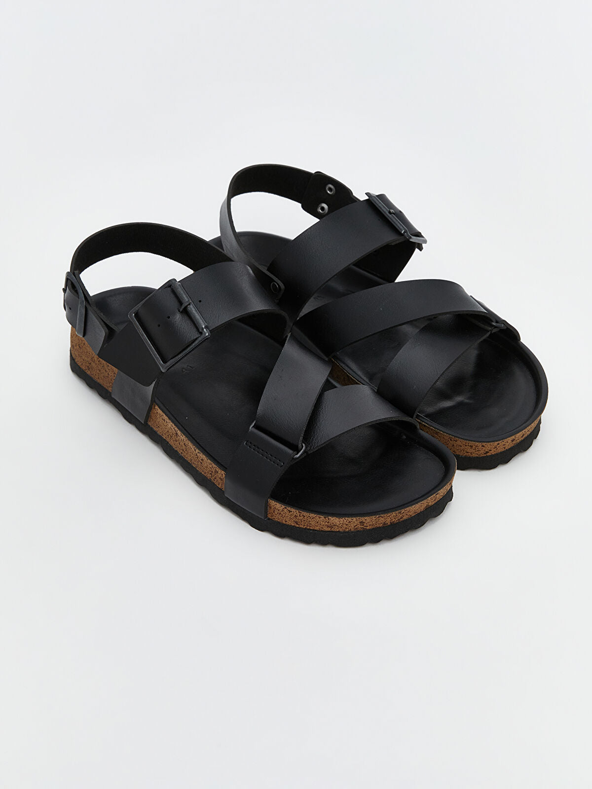 Leather-Look Men's Sandal