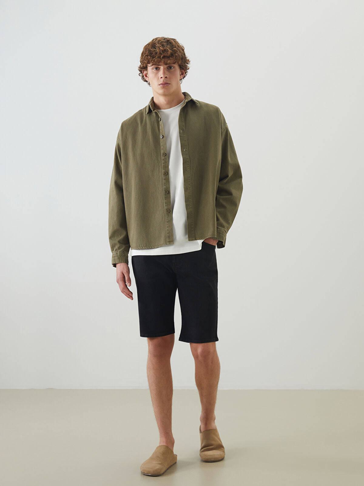 Slim Fit Men's Jeans Shorts