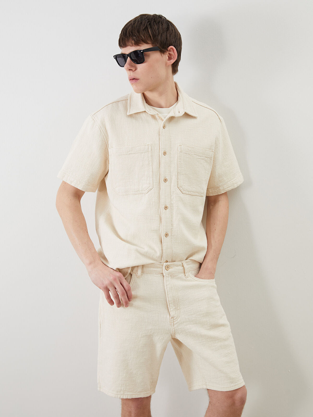 Comfortable Short-Sleeved Men's Jeans T-shirt