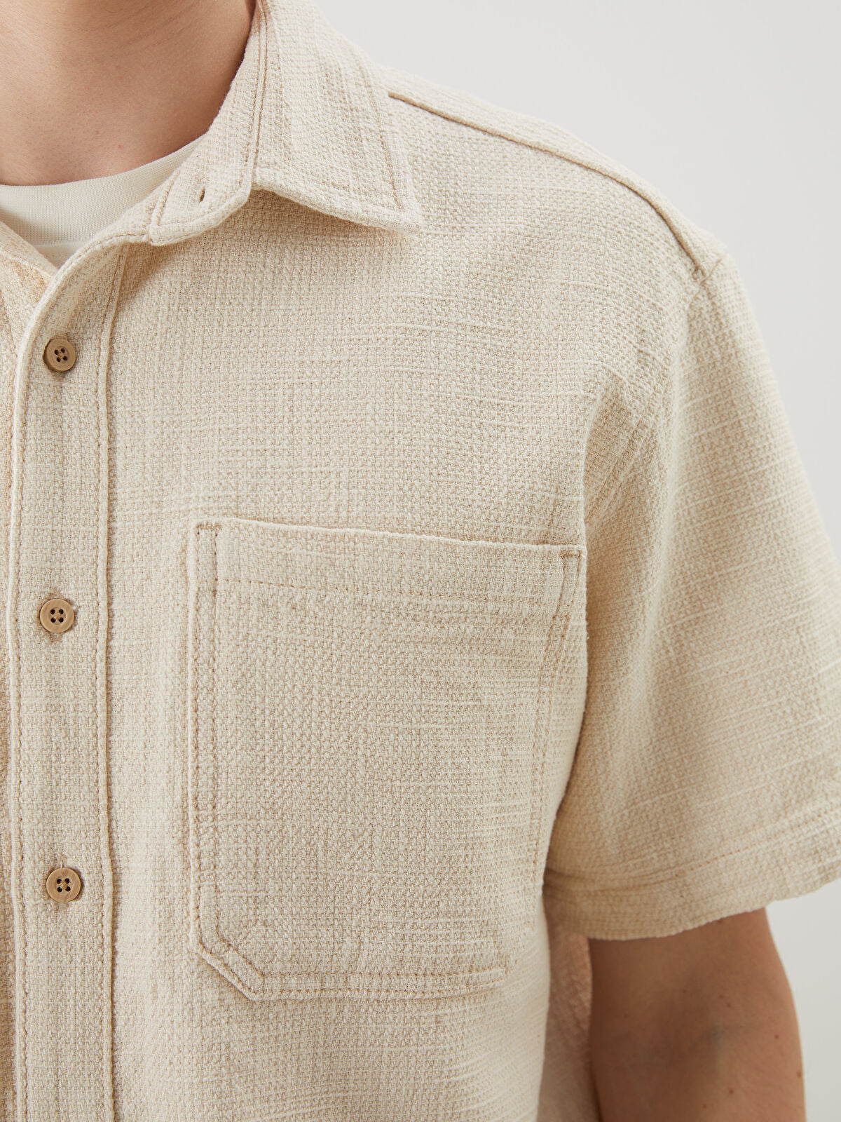 Comfortable Short-Sleeved Men's Jeans T-shirt