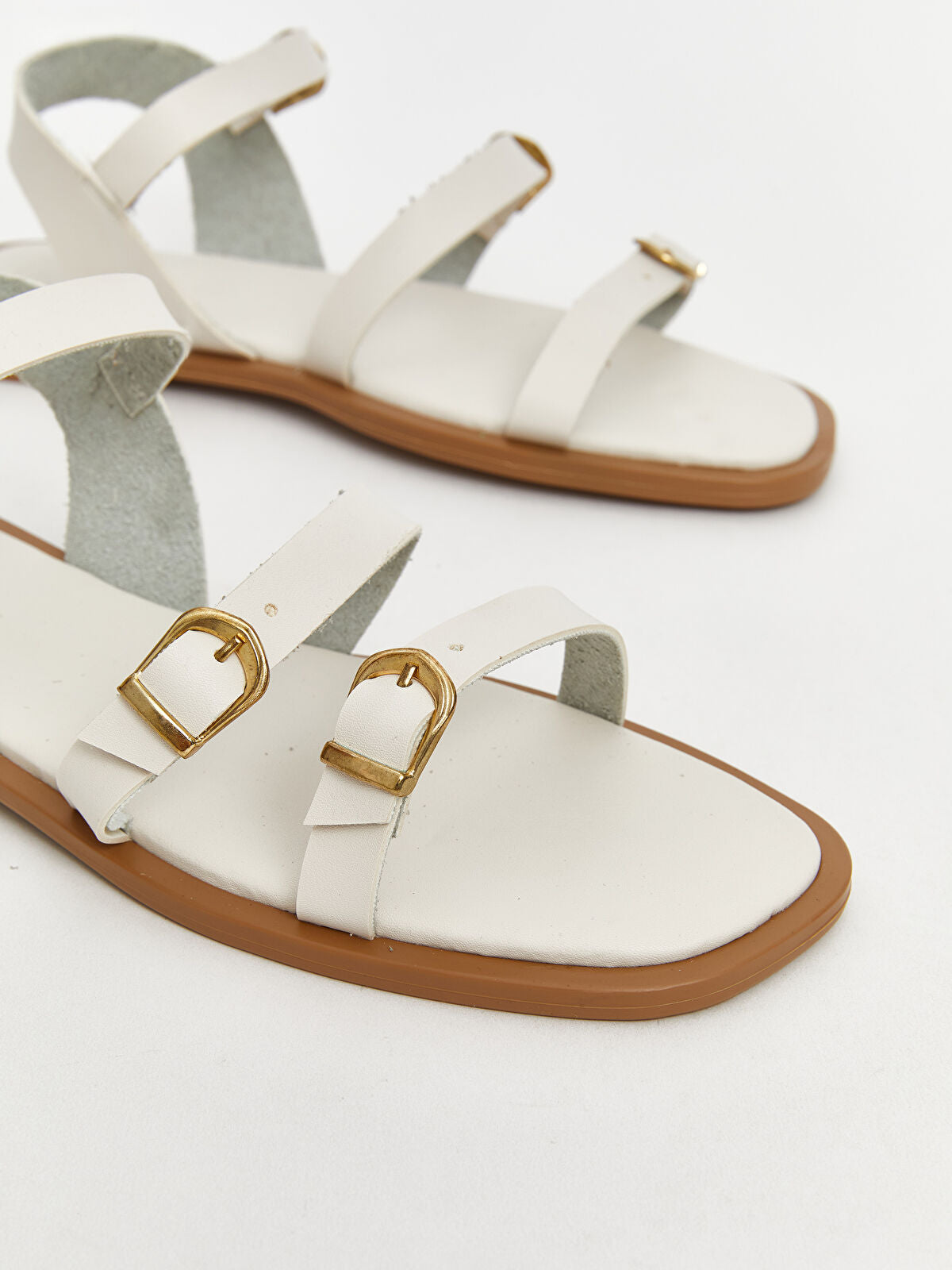 Leather-Look Women's Sandal