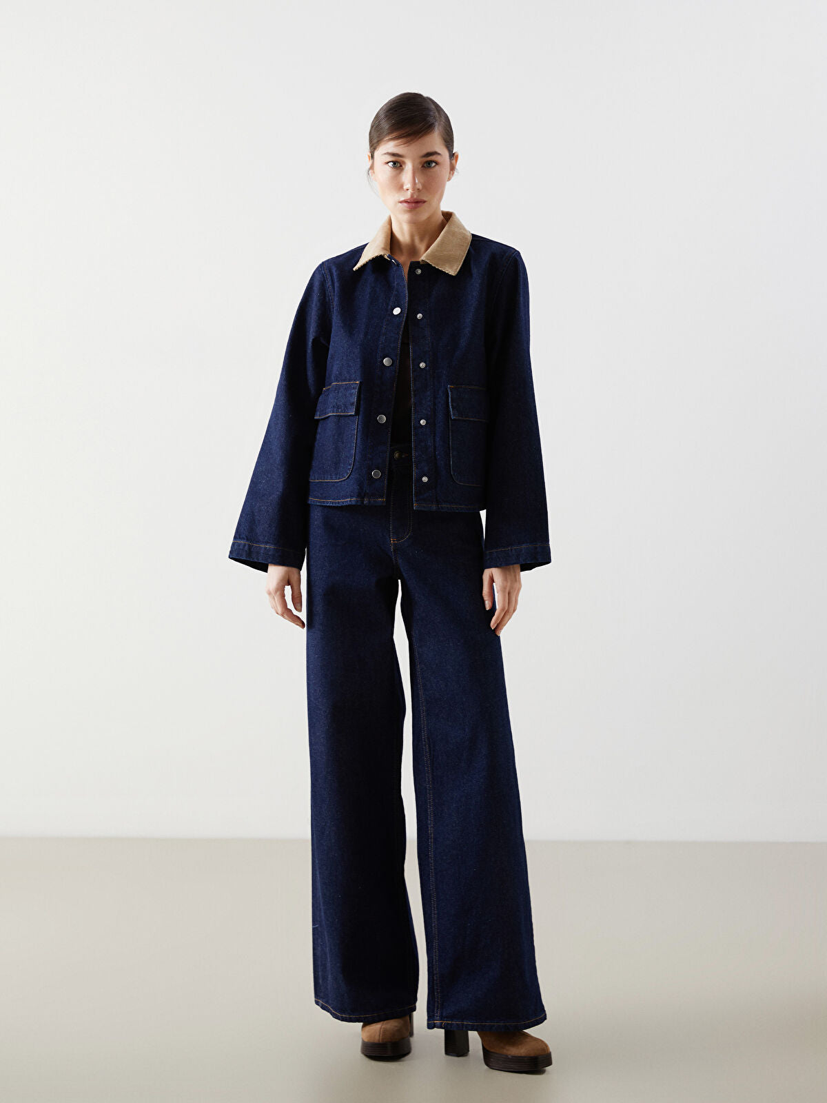 Wideleg Female Jean Pants