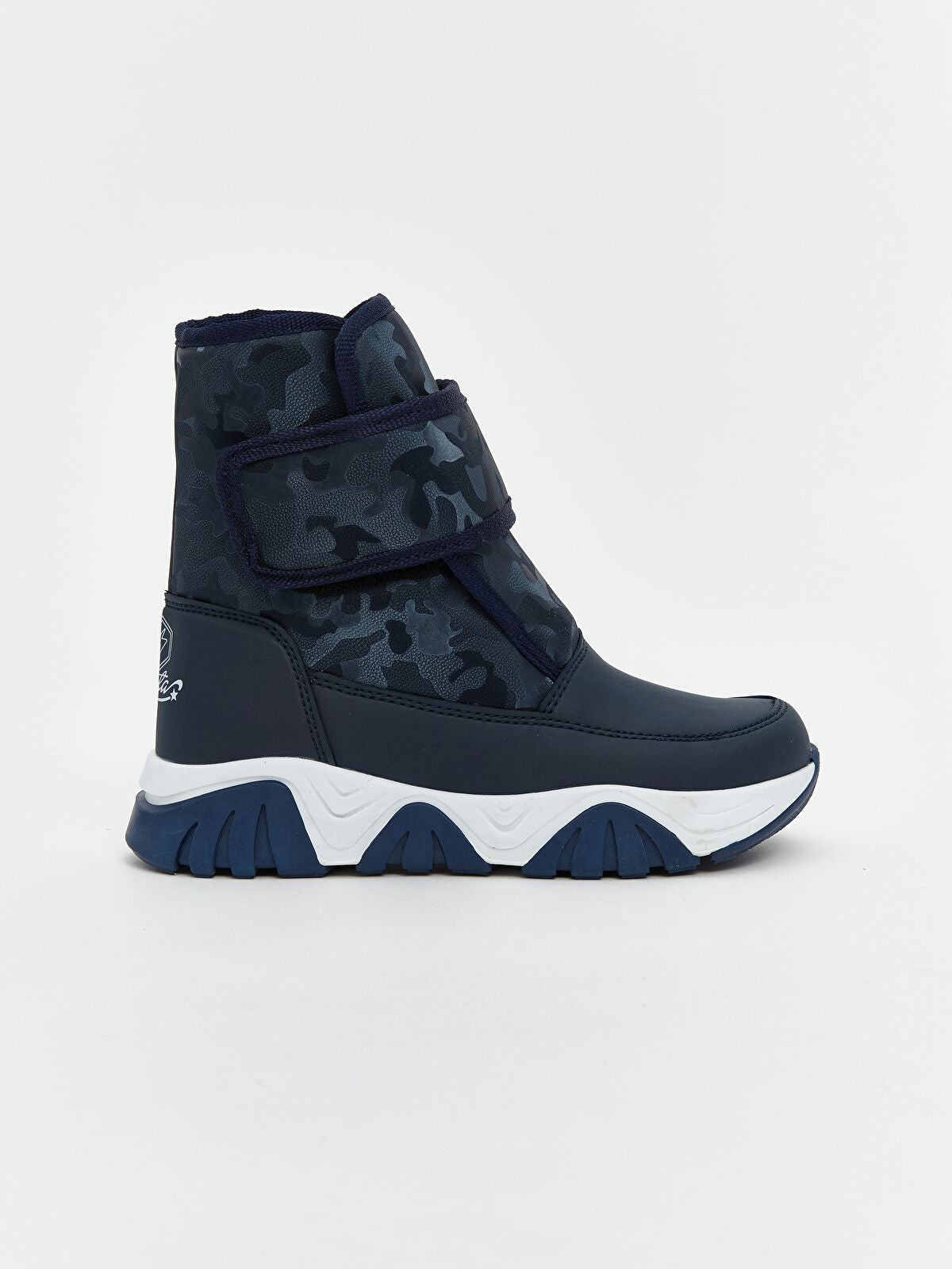 Leather-Look Boys' Slip-On Winter Boot
