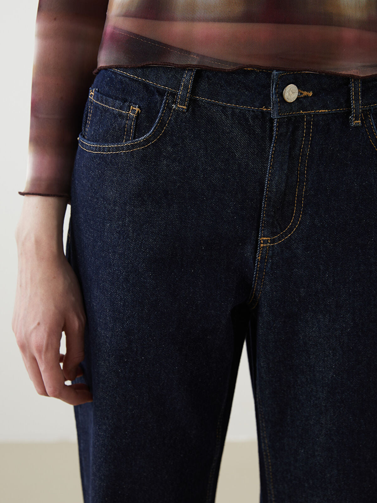 Wideleg Female Jean Pants