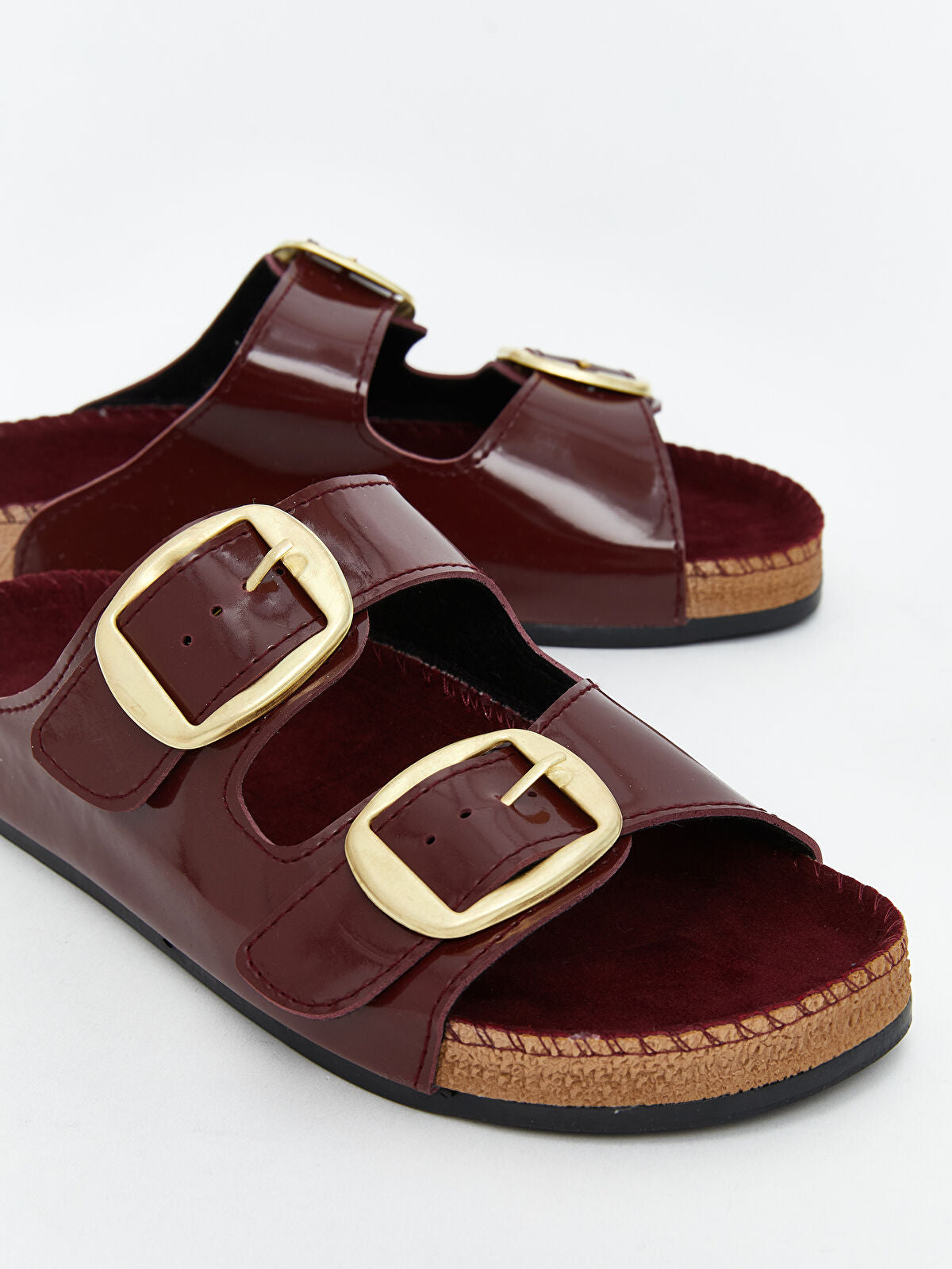 Leather-Look Women's Slipper