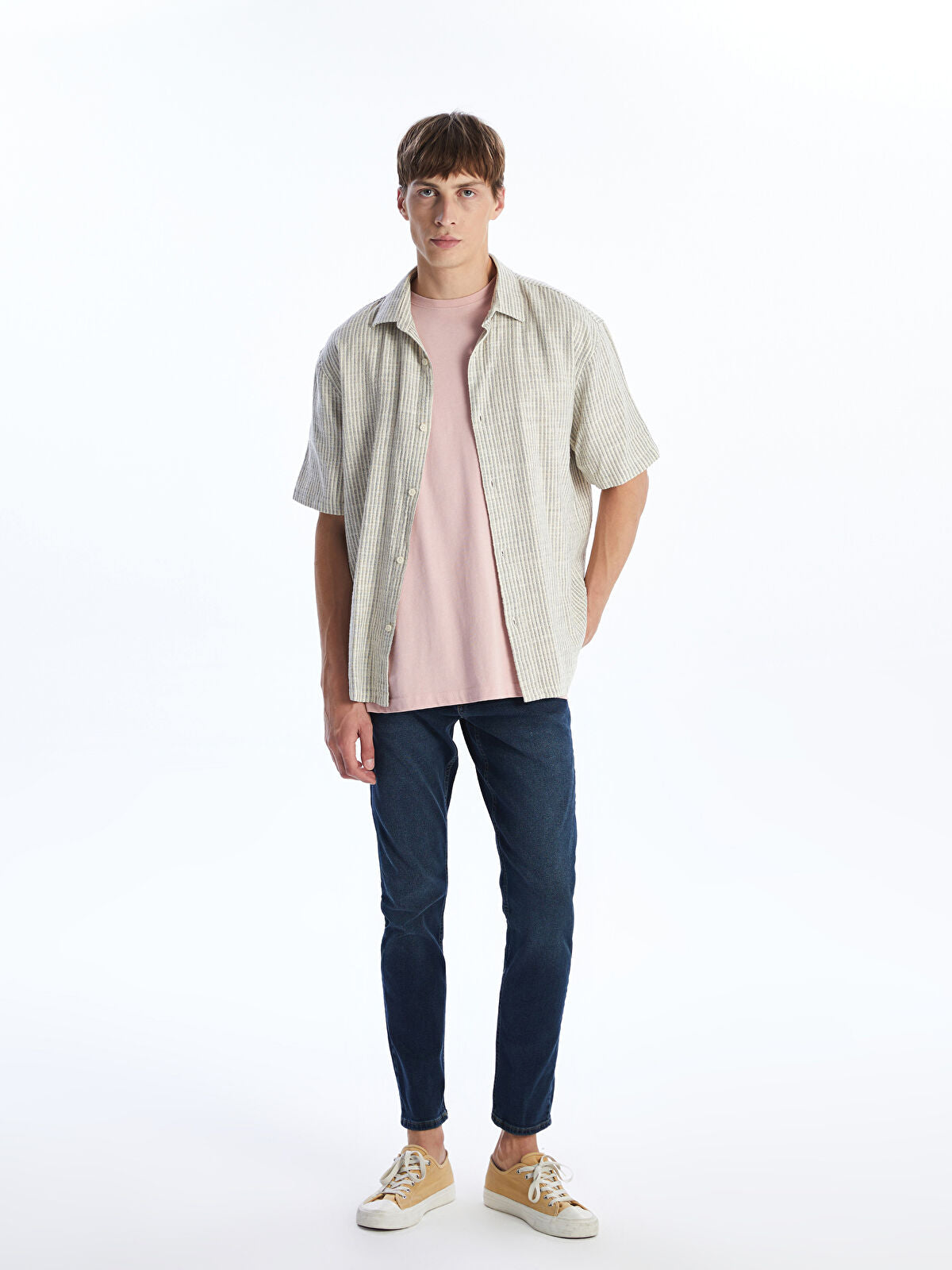 750 Slim Fit Men's Woven Jean Pantalon