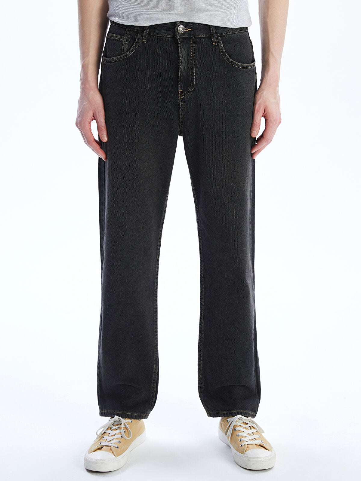 Loose Fit Men's Jeans Pants