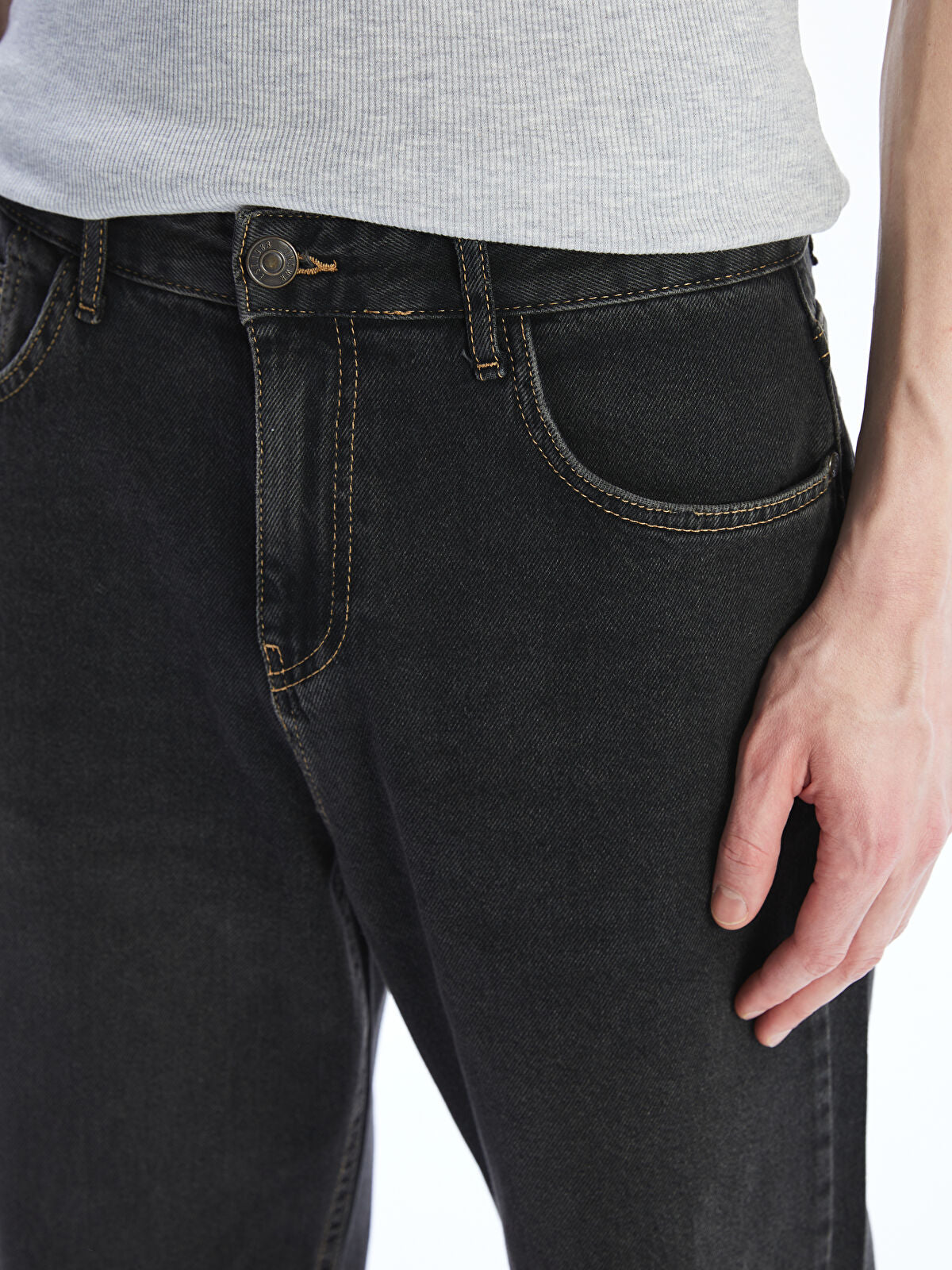 Loose Fit Men's Jeans Pants