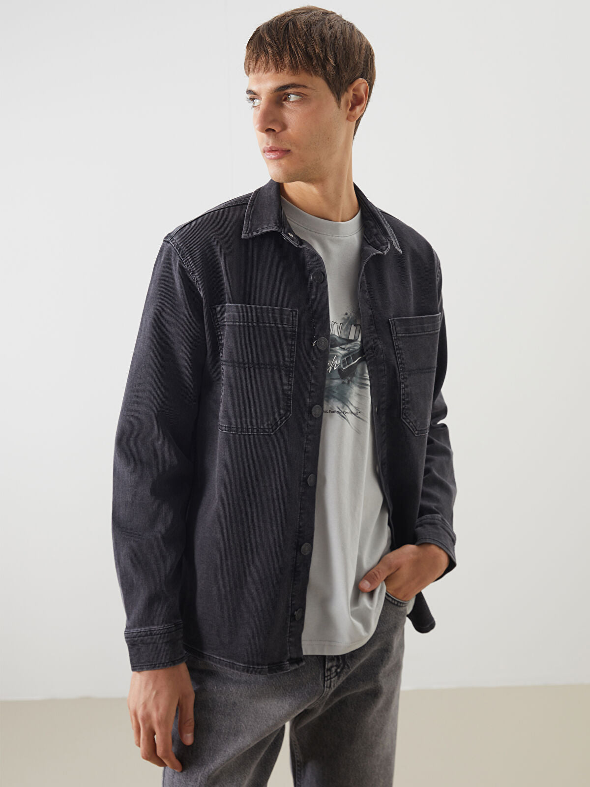 LCW Standard Fit Men's Indigo Jean Waistcoat