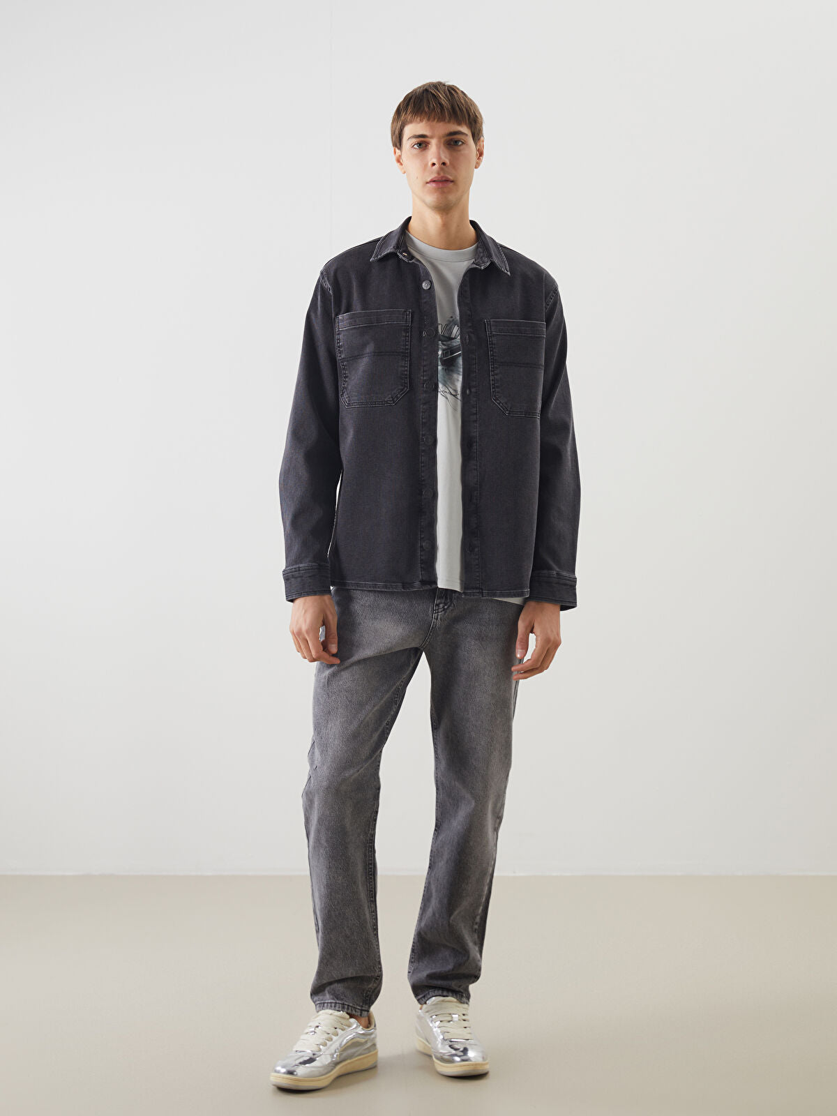 LCW Standard Fit Men's Indigo Jean Waistcoat