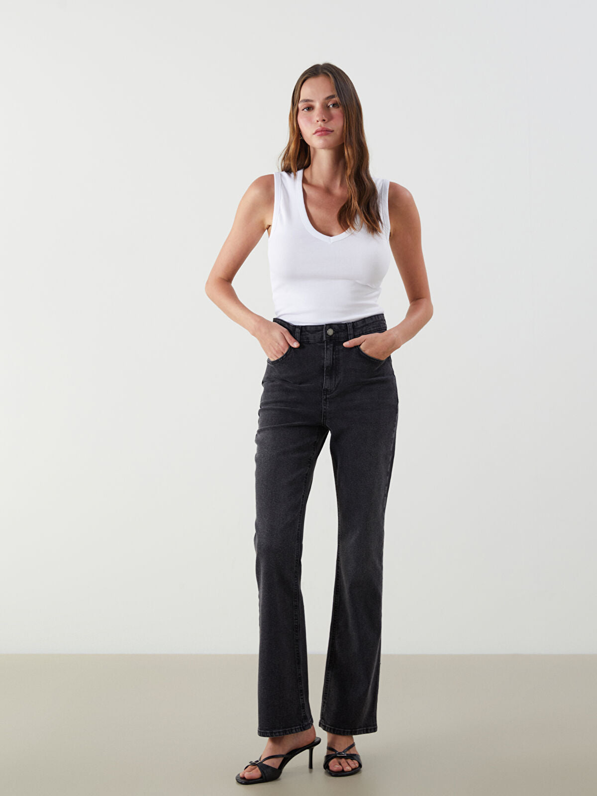Skinny Fit Flare Women's Jeans