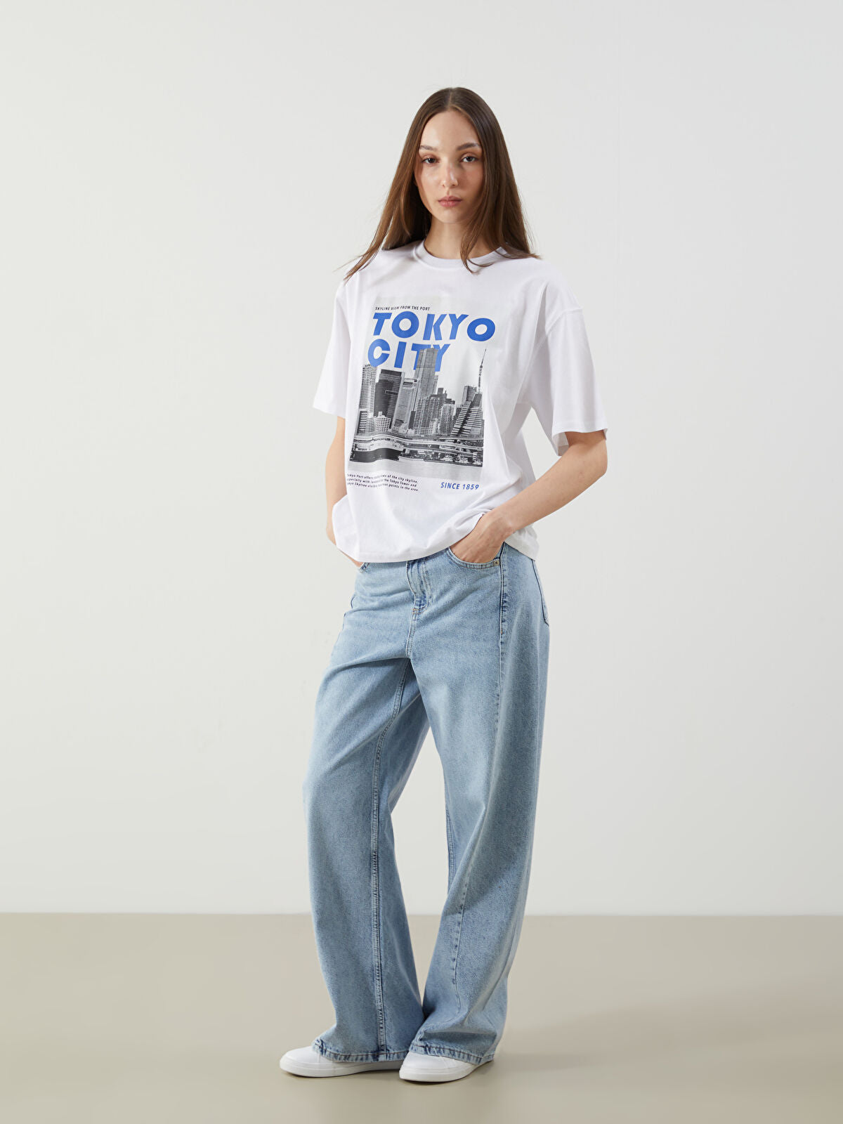 Wideleg Female Jean Pants