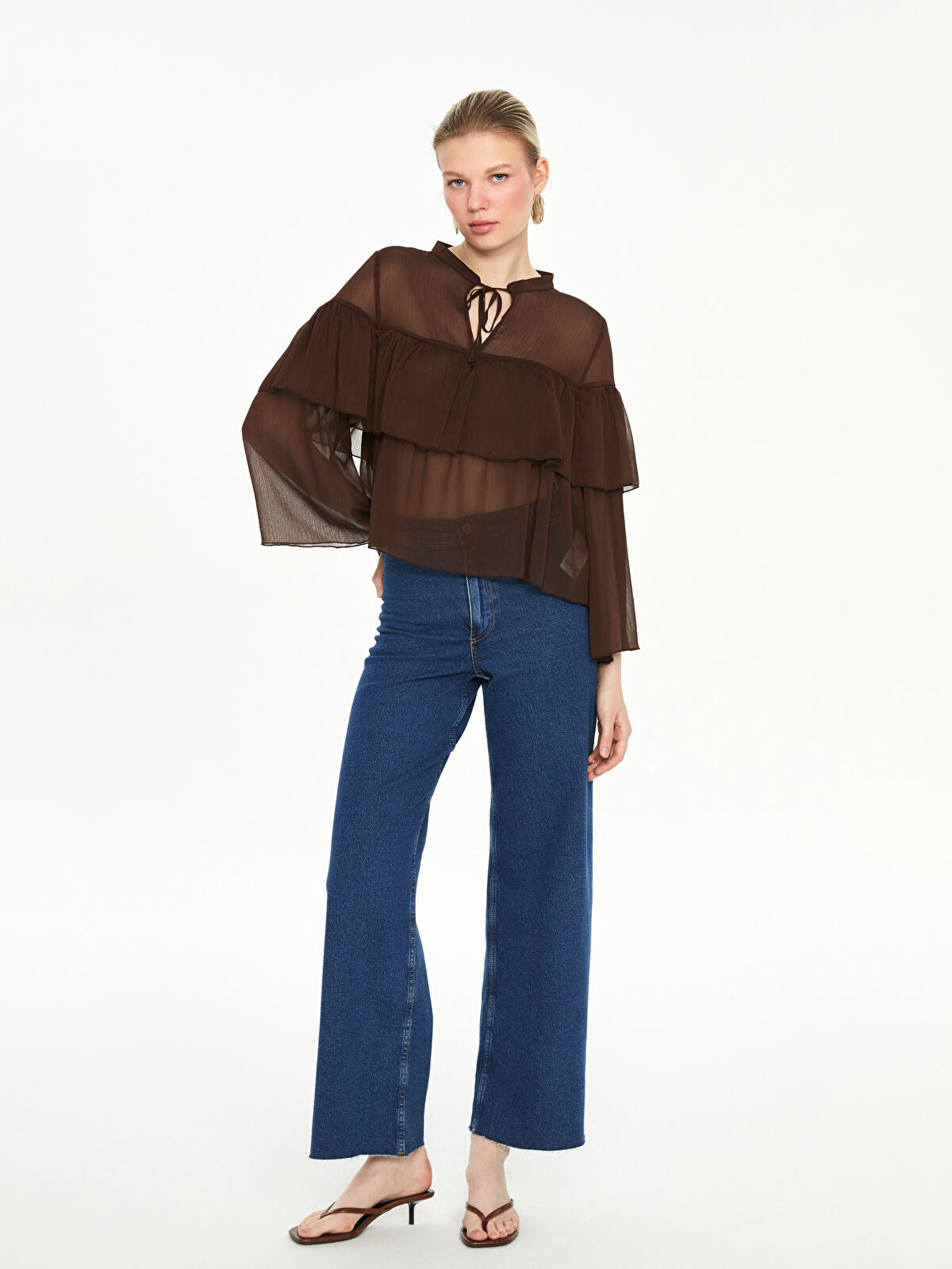 Wideleg Female Jean Pants