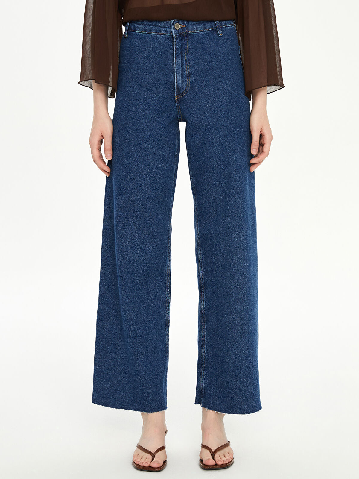 Wideleg Female Jean Pants
