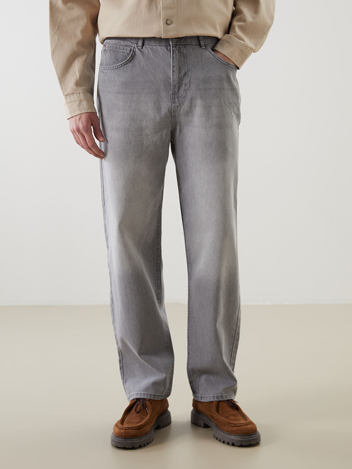 Loose Fit Men's Jeans Pants