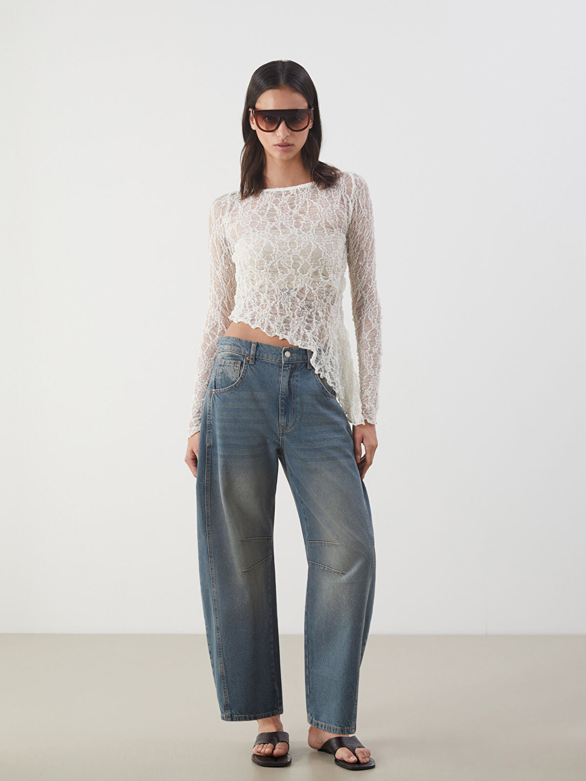 Balloon Fit Women's Jeans Pants