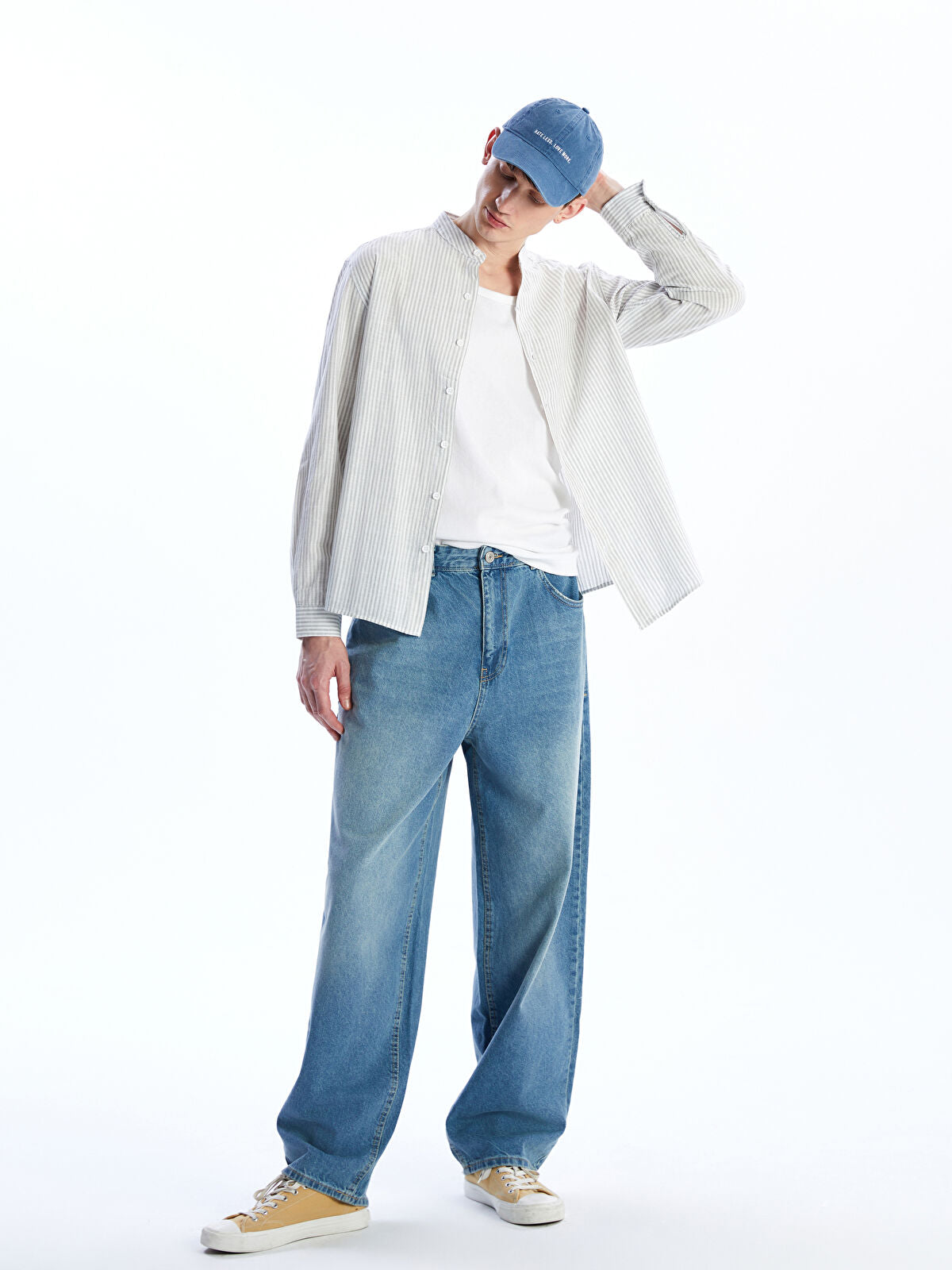 Loose Fit Men's Jeans Pants