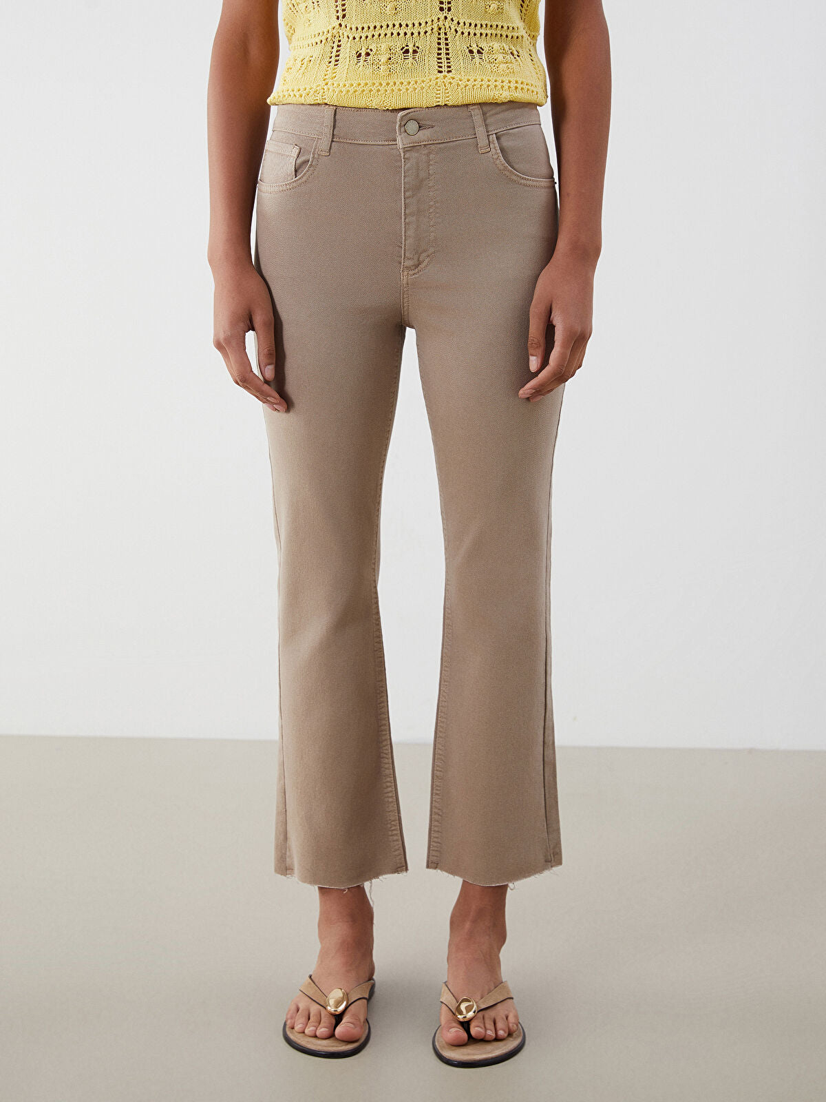 Wideleg Female Jean Pants