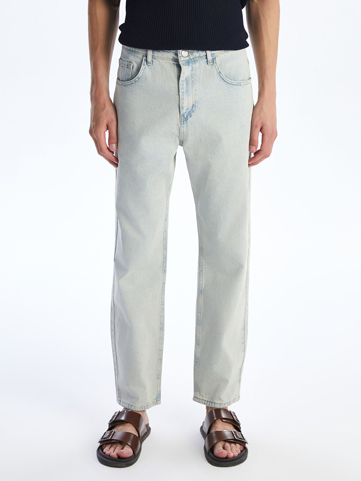 Loose Fit Men's Jeans Pants