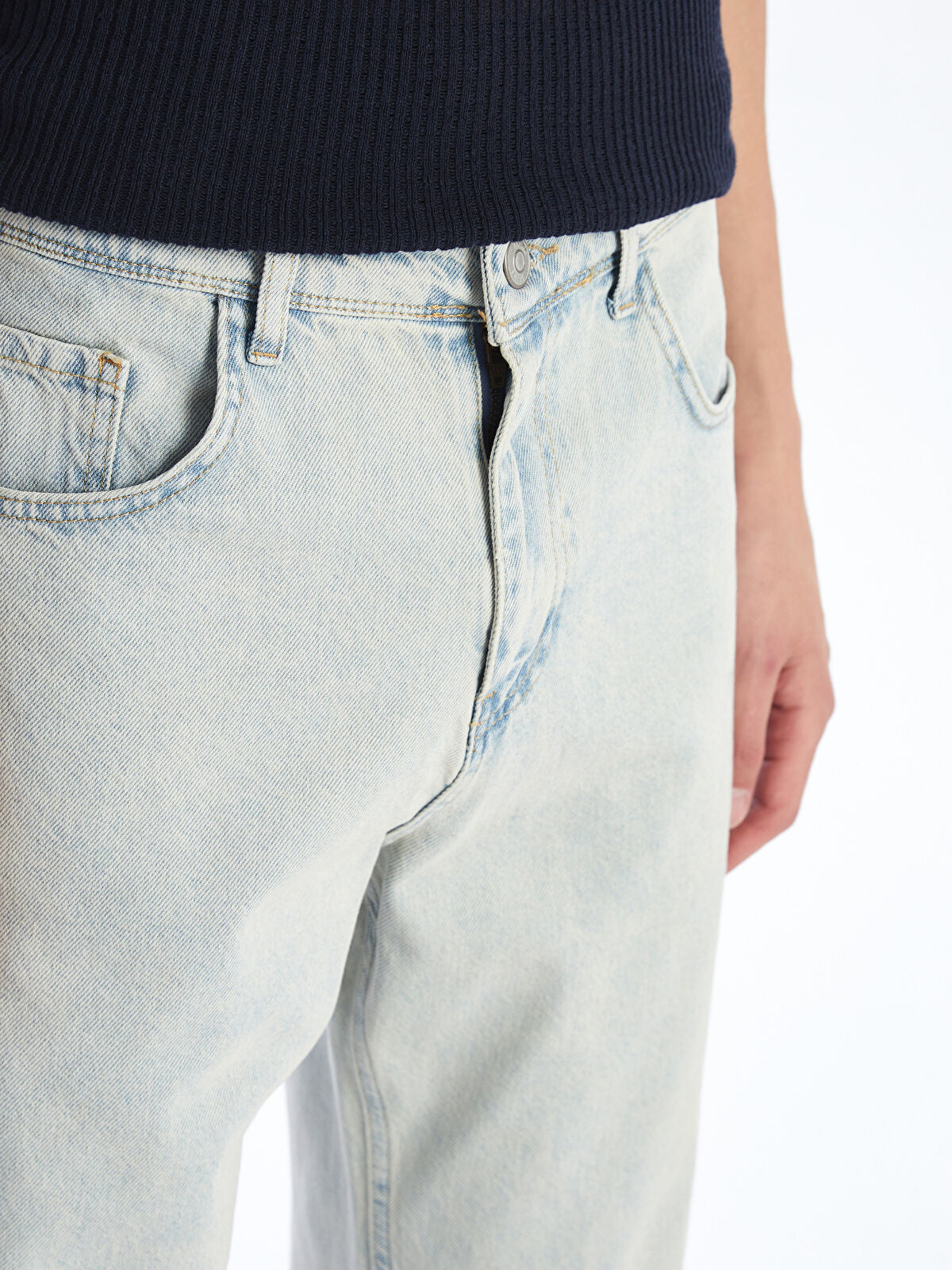 Loose Fit Men's Jeans Pants
