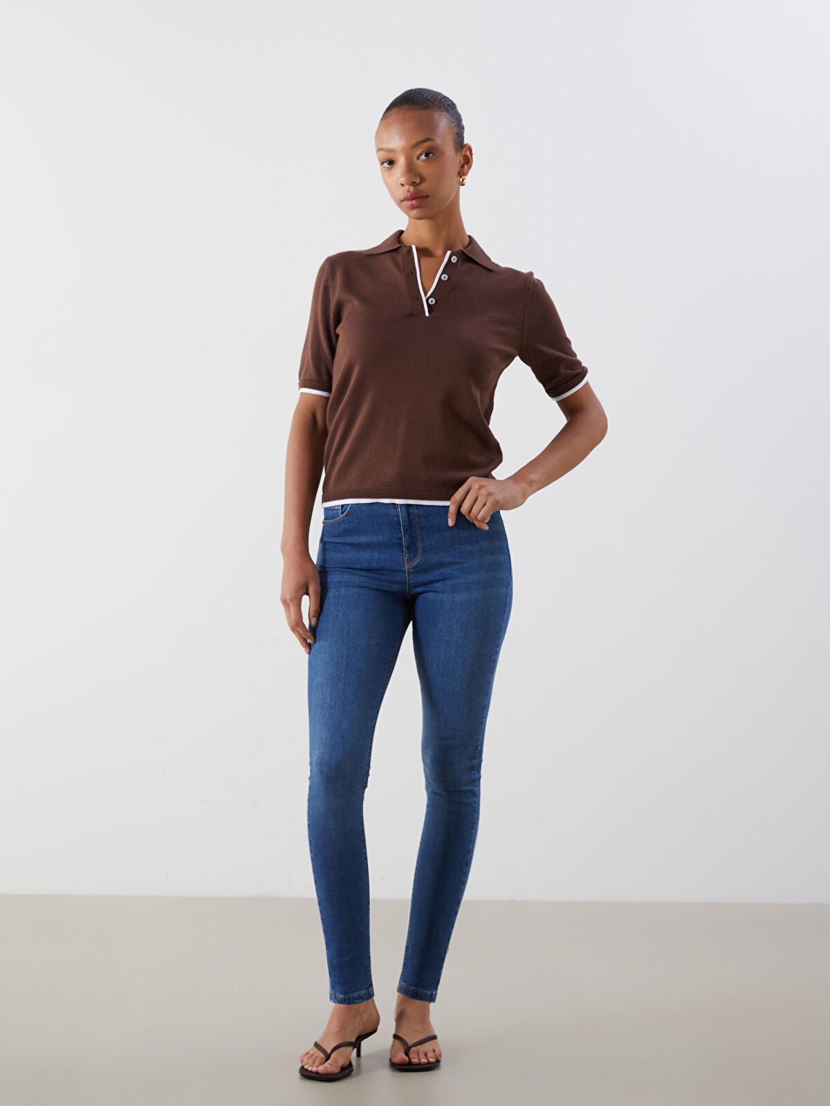 LCW Jeans Black Jupiter Super Skinny Fit Women's Jean Trousers