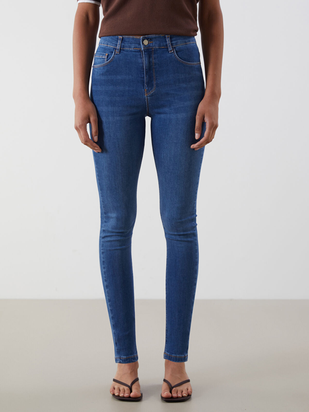 LCW Jeans Black Jupiter Super Skinny Fit Women's Jean Trousers