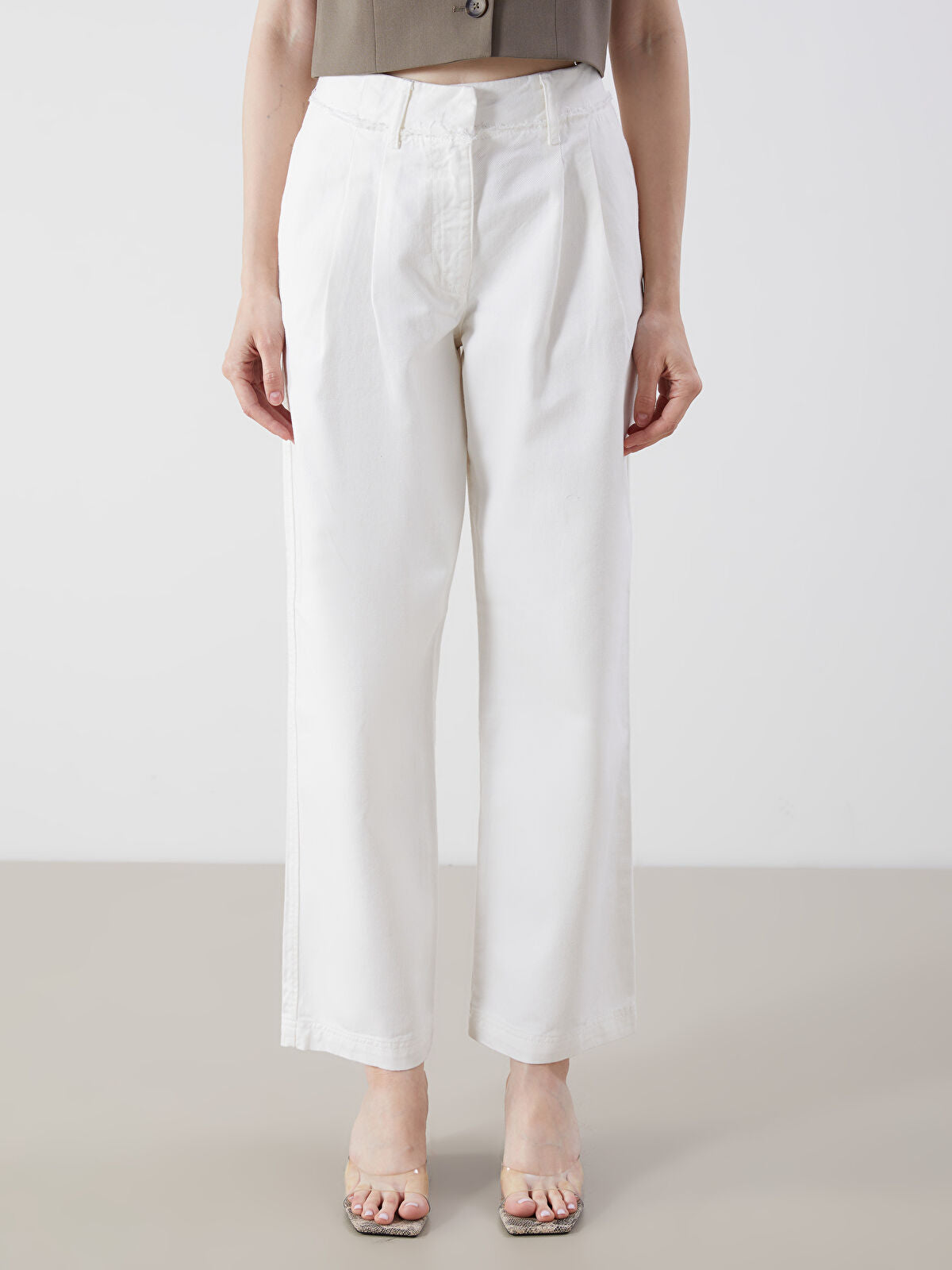 Wideleg Female Jean Pants