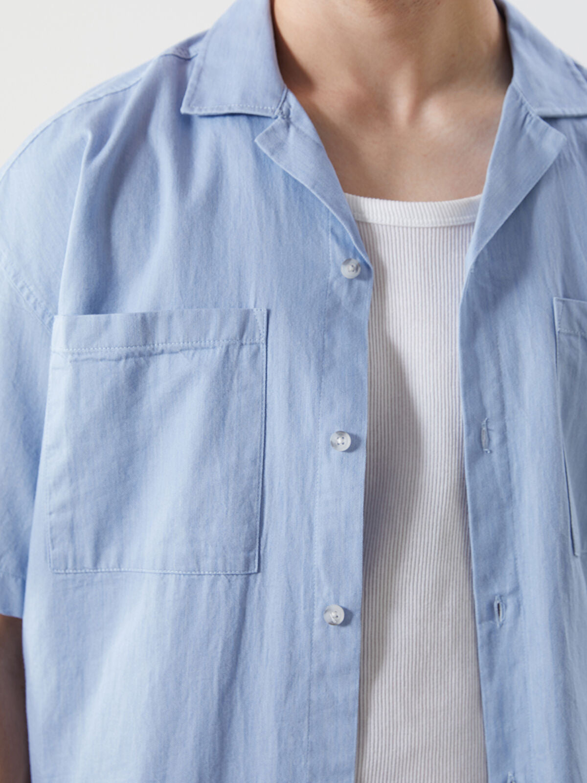 Comfortable Short-Sleeved Men's Jeans T-shirt