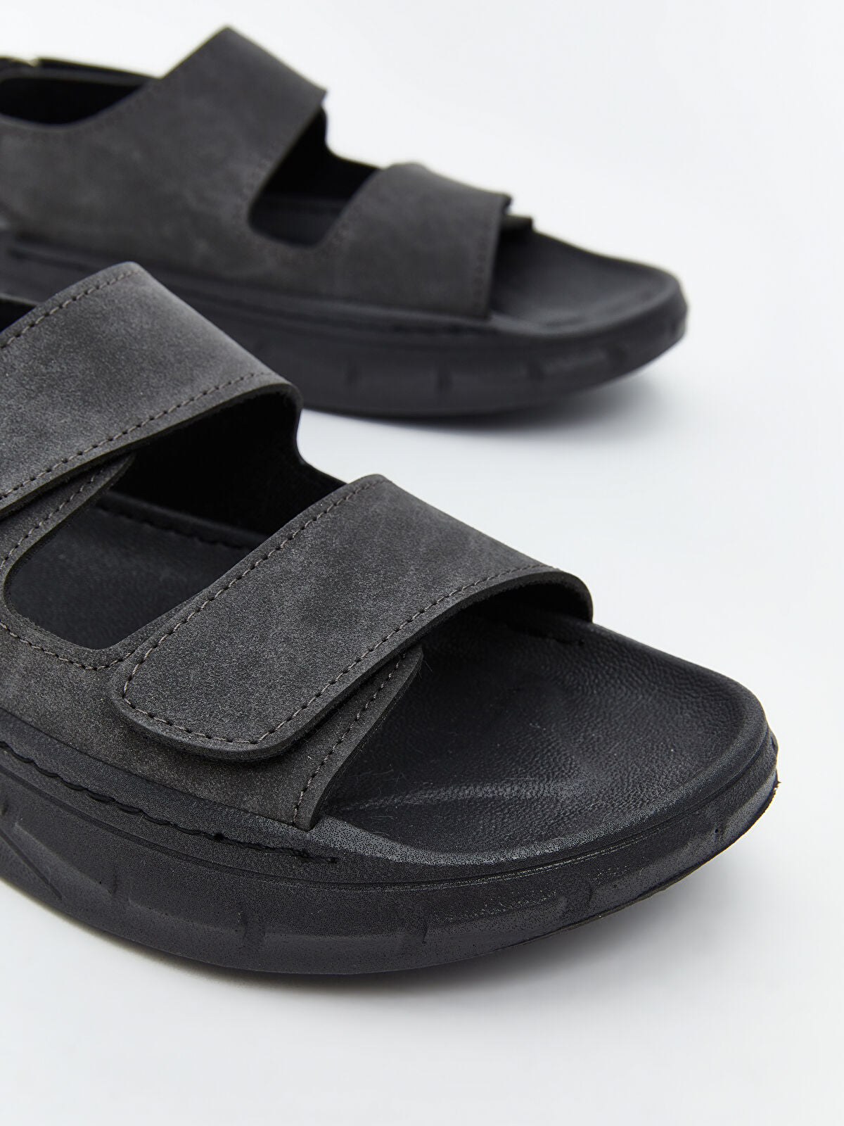 Leather-Look Men's Sandal