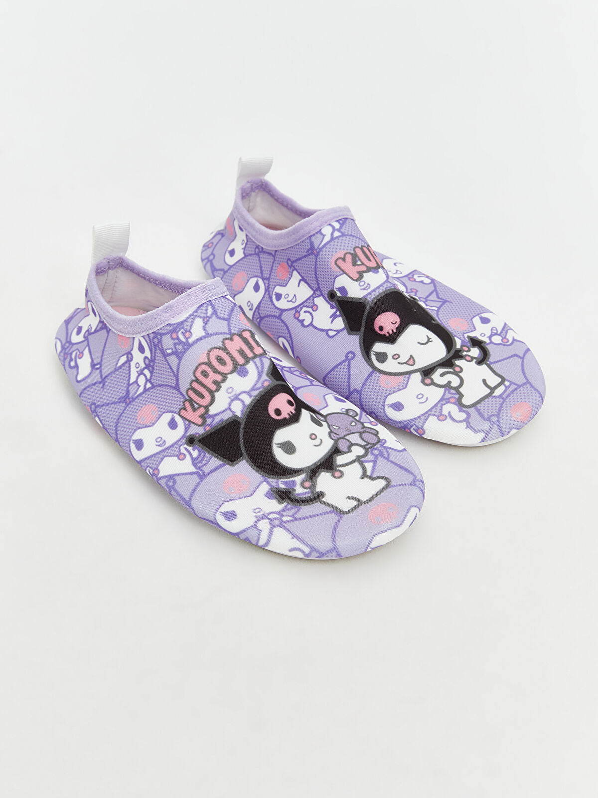 Kuromi Print Girls Kids Sea Shoes