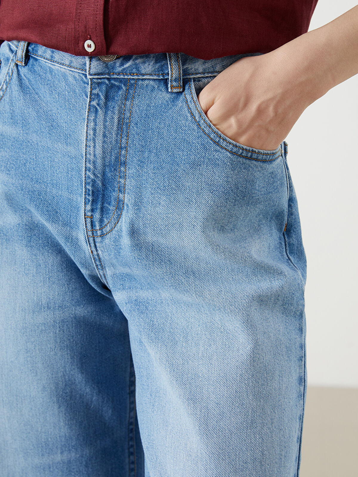 Wideleg Female Jean Pants