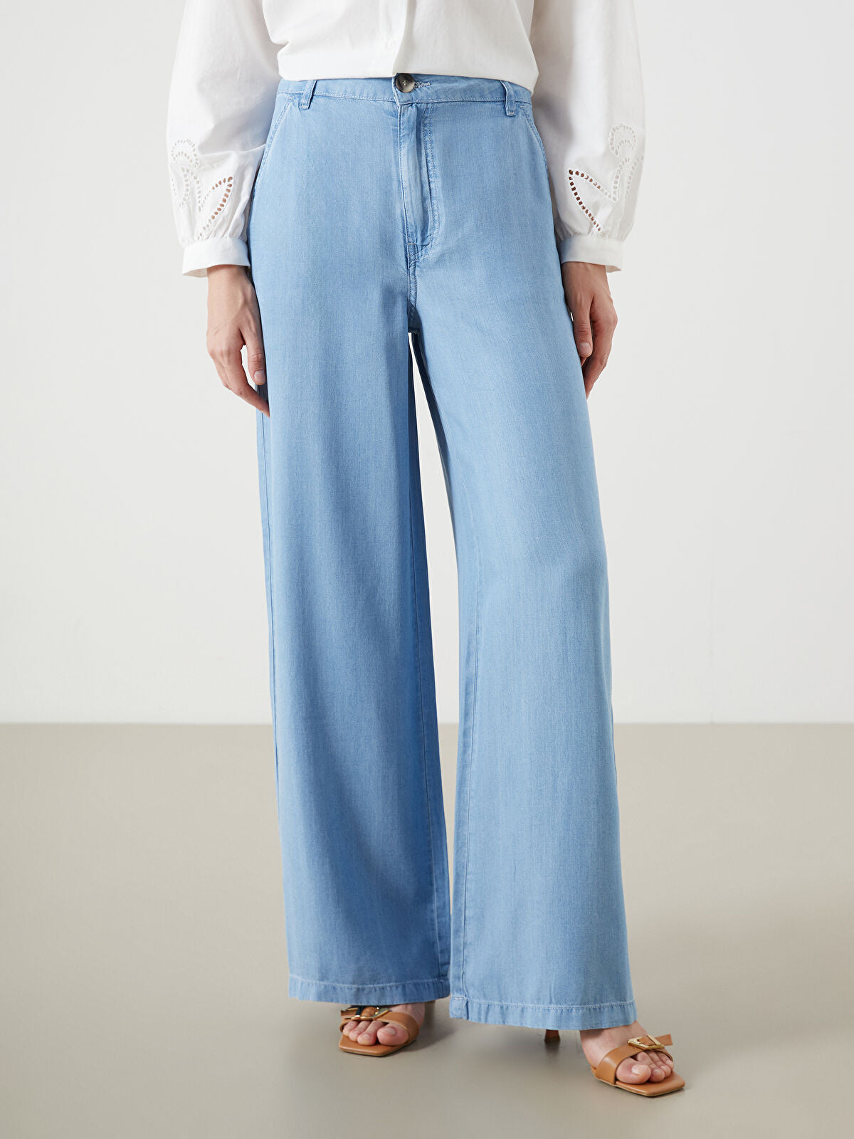 Wideleg Female Jean Pants