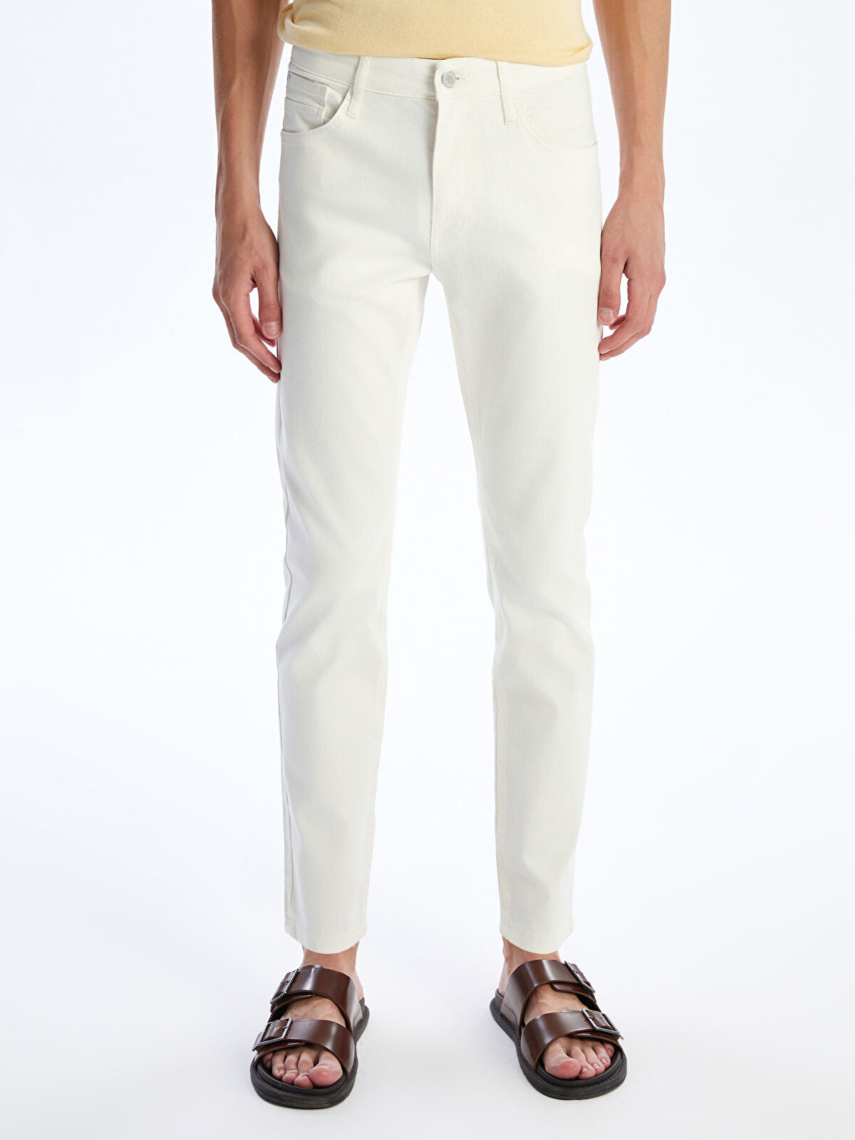 730 Mandarin Collar Men's Jeans Pants