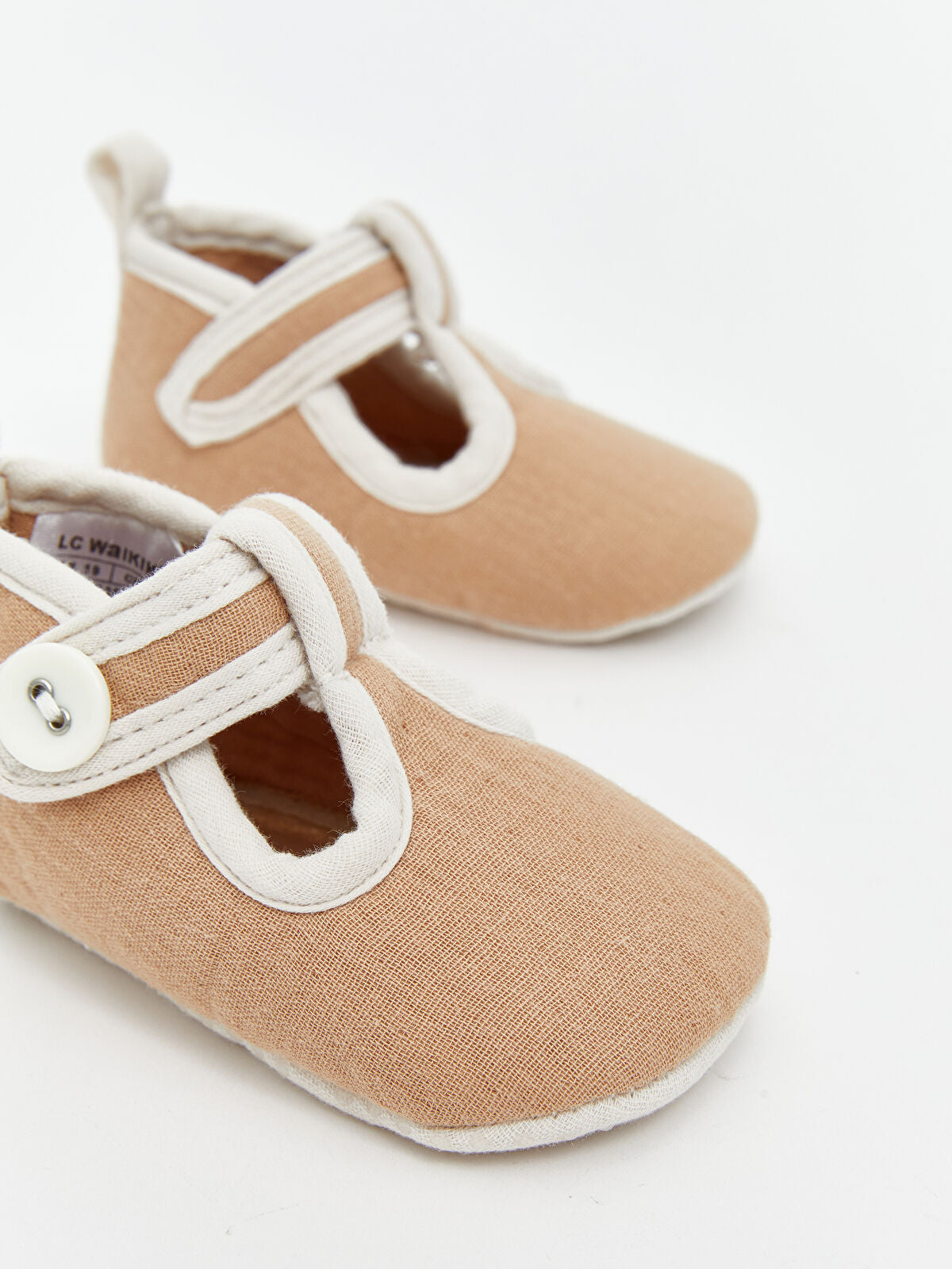 Buttoned Detailed Boy Baby Patent Shoes