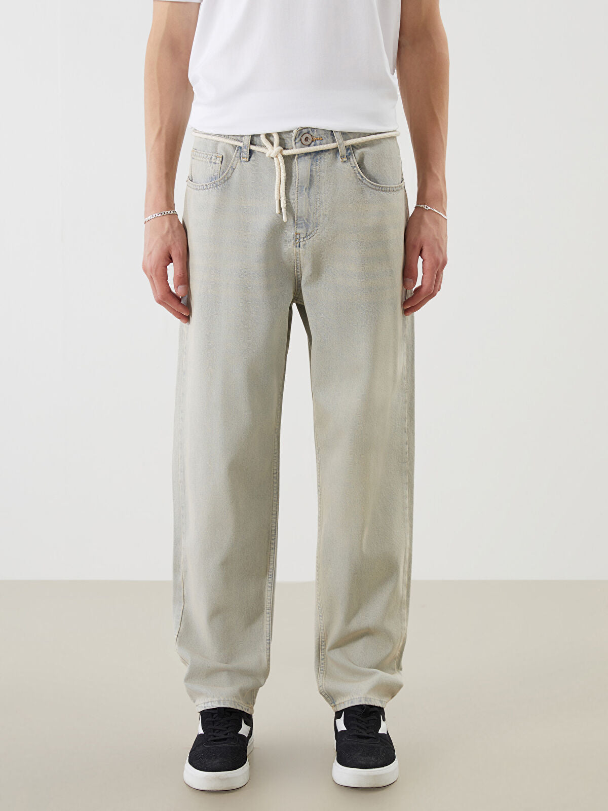 Loose Fit Men's Jeans Pants