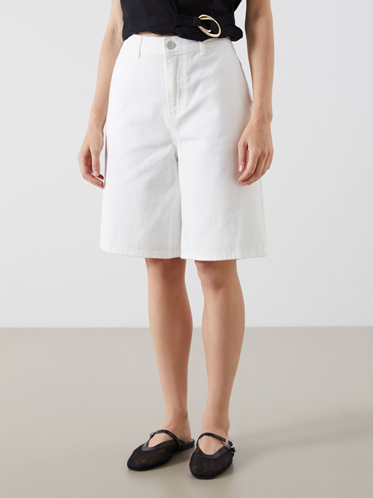 Bermuda Fit Women's Jeans Shorts