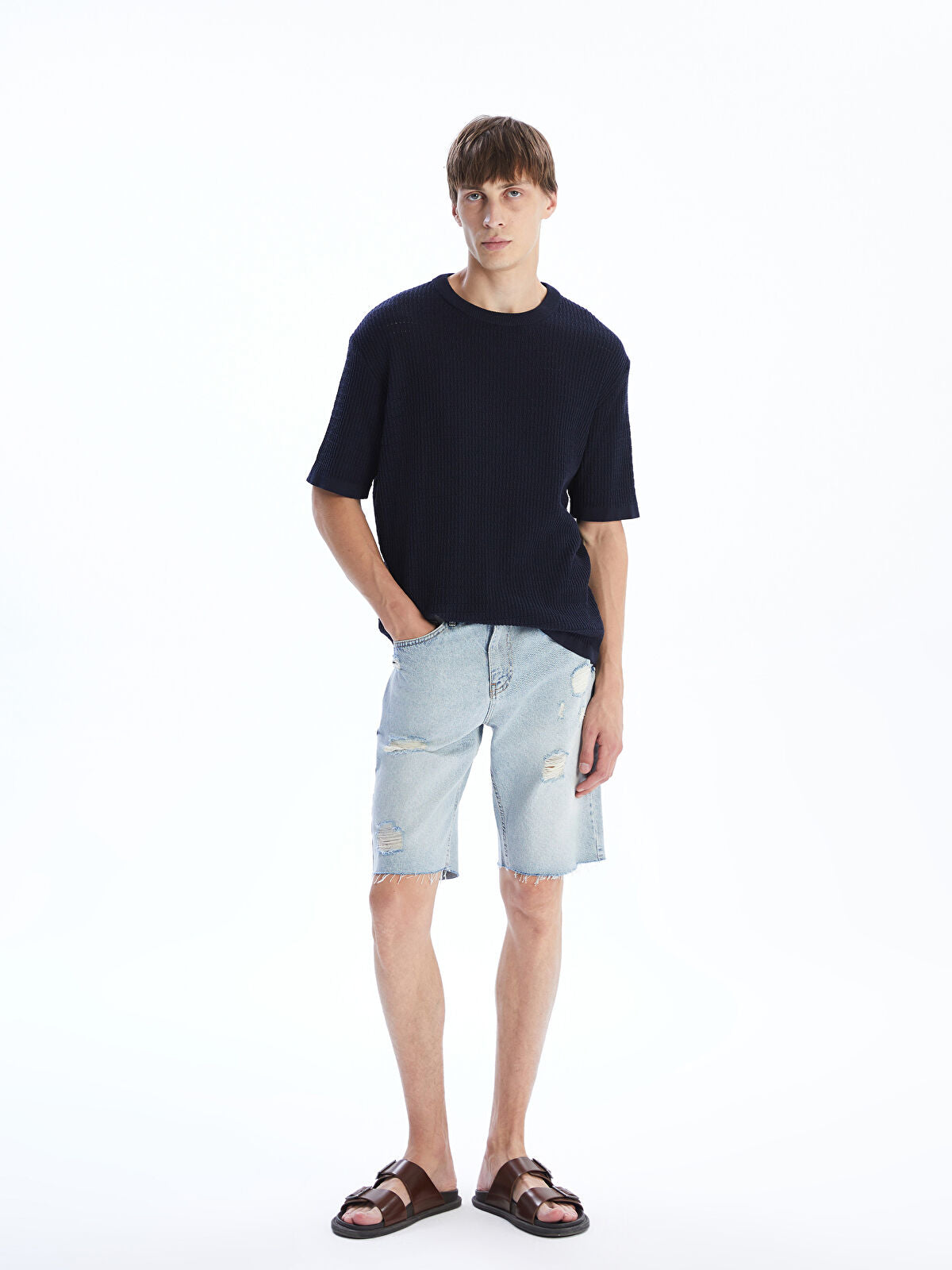 Standard Fit Men's Jeans Shorts