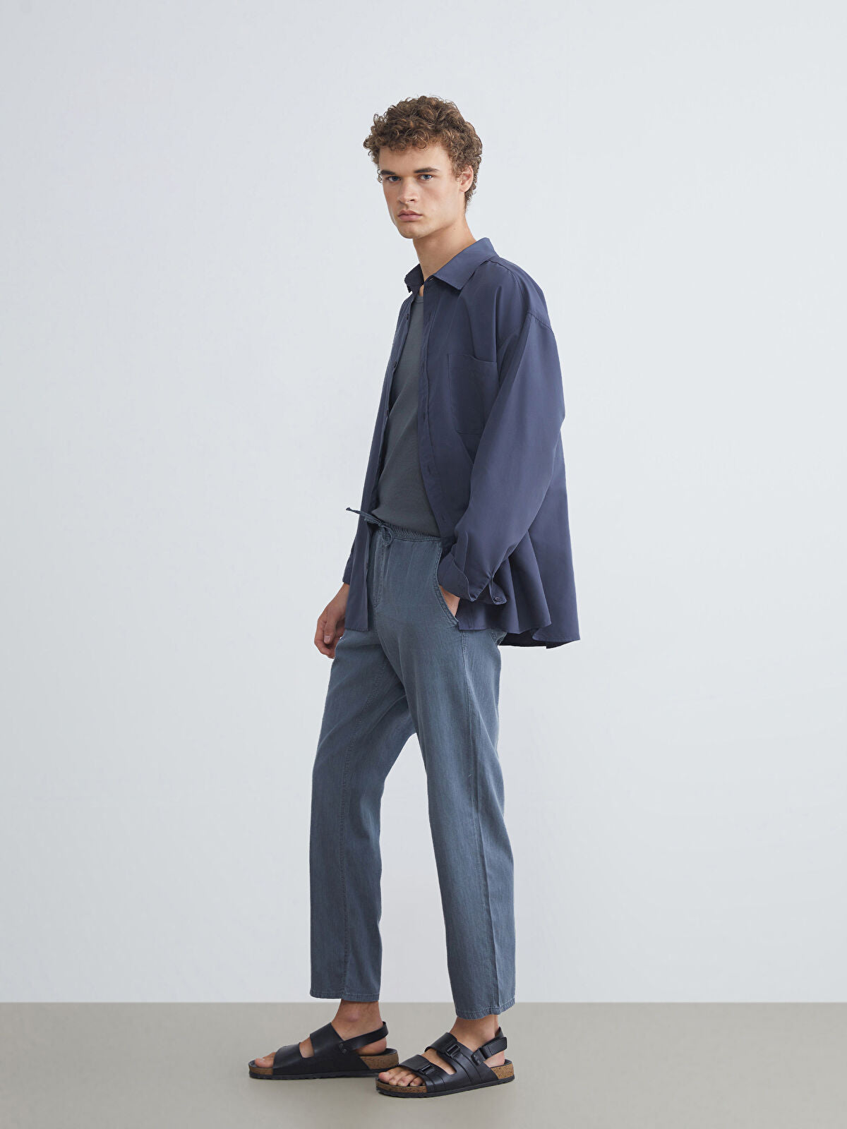 Loose Fit Men's Jeans Pants