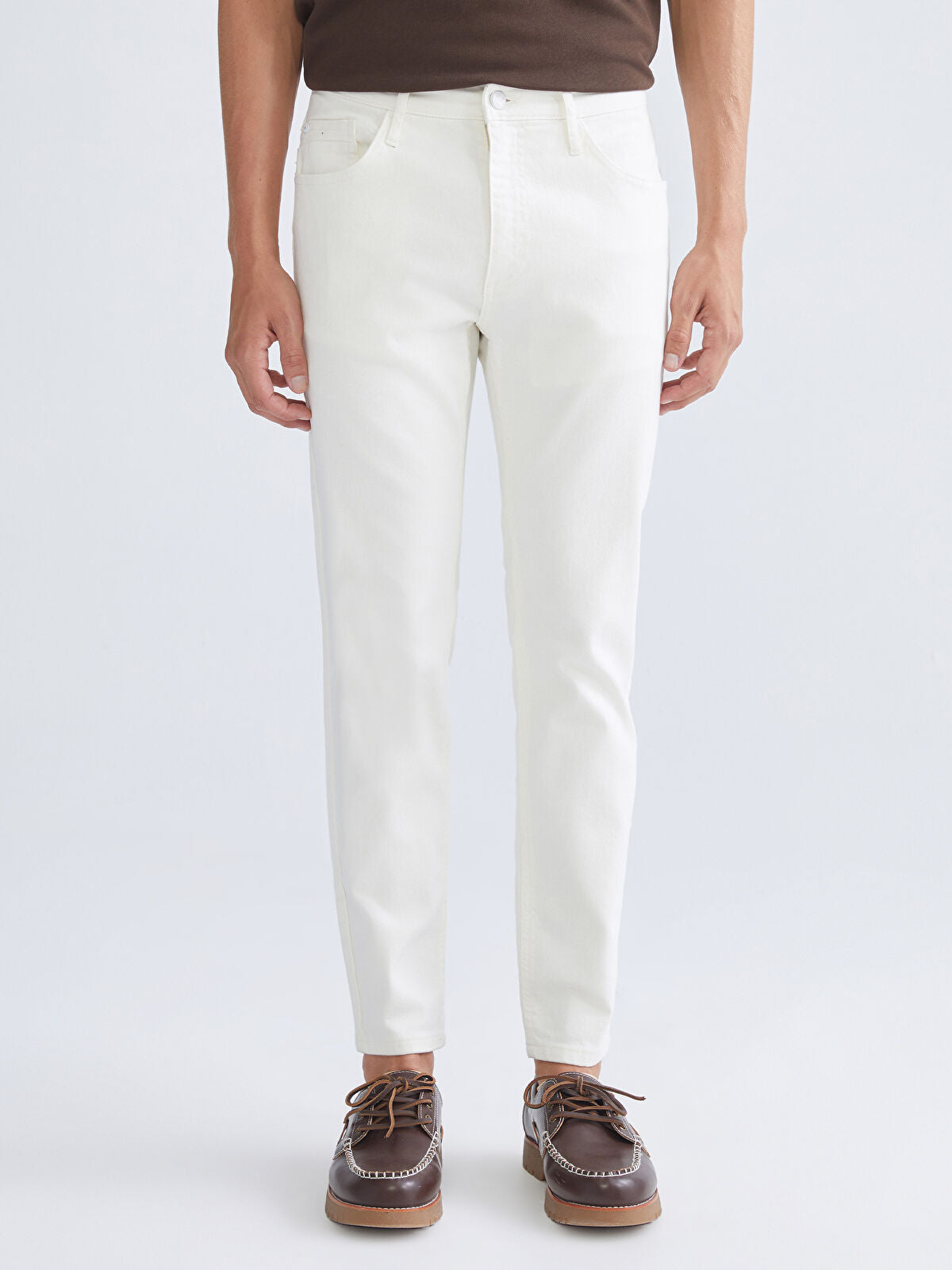 730 Mandarin Collar Men's Jeans Pants