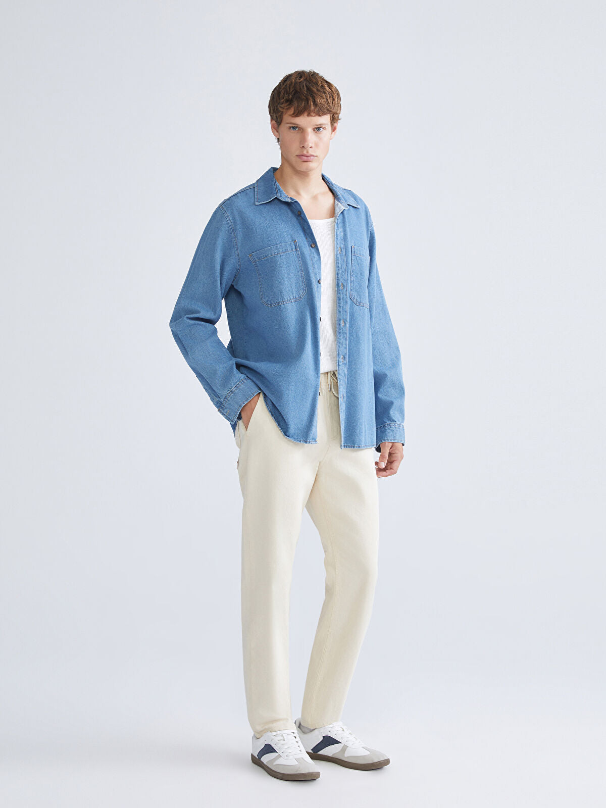 Loose Fit Men's Jeans Pants