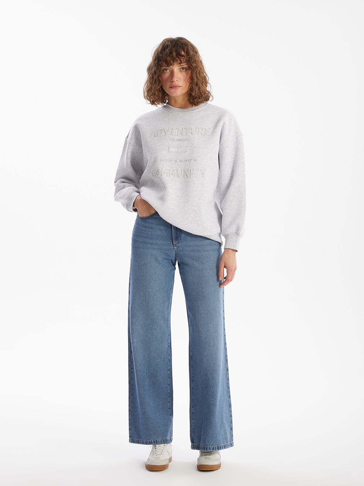 Wideleg Female Jean Pants