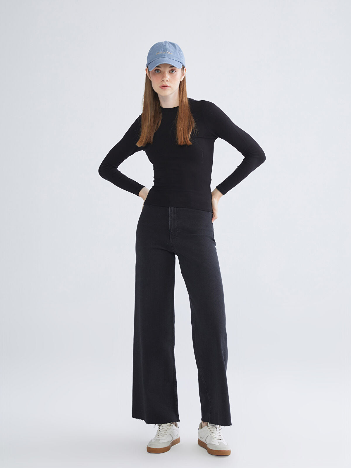 Wide Leg Women's Jeans Pants
