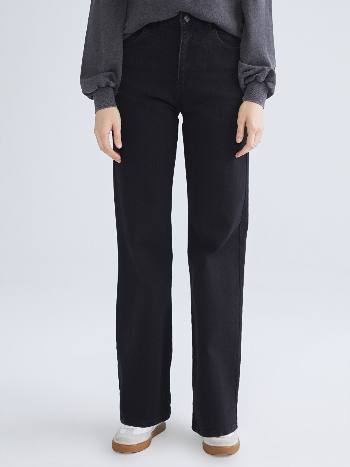 Wide Leg Women's Jeans Pants