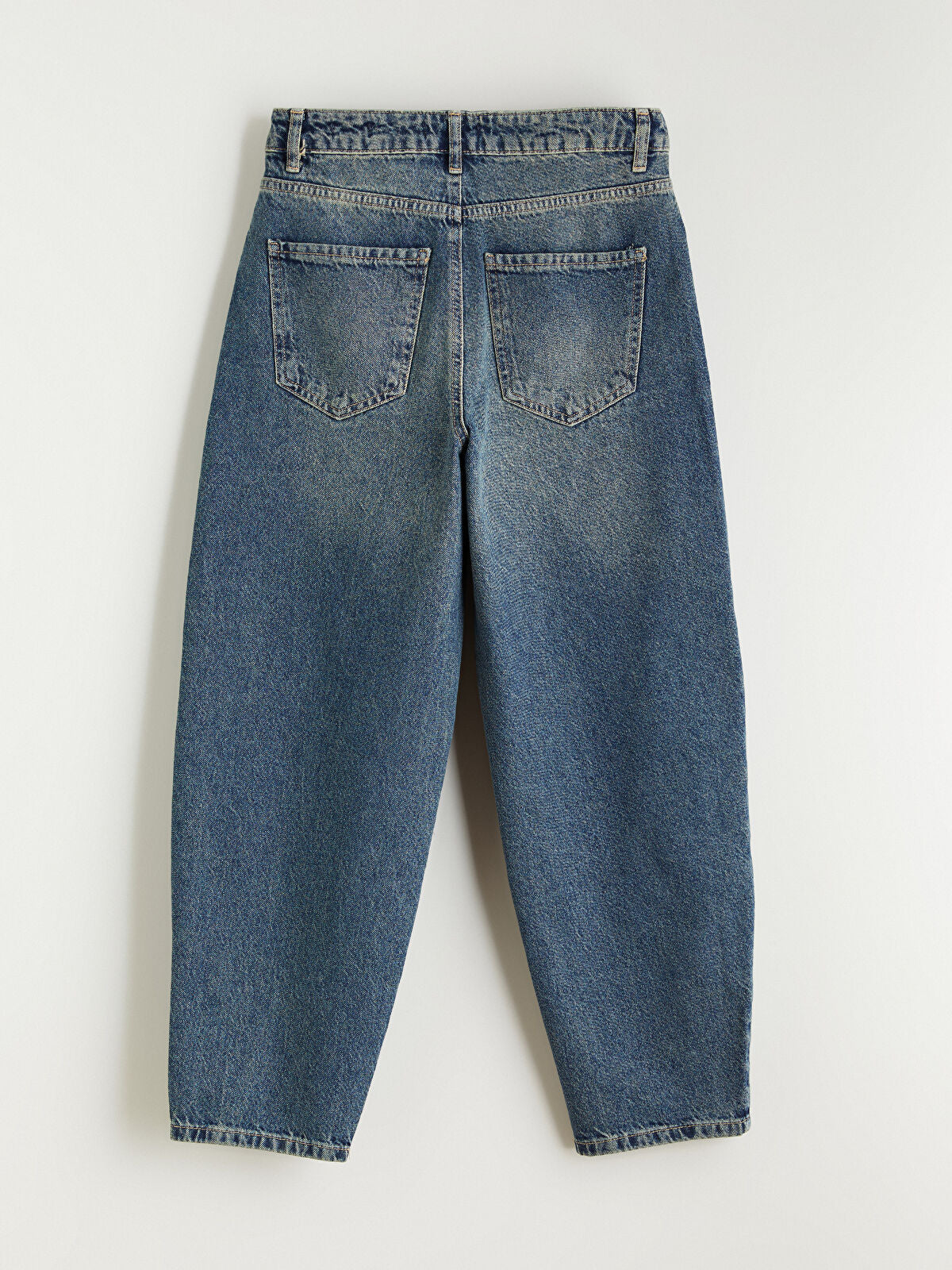 Barrel Fit Women's Denim Pantalon
