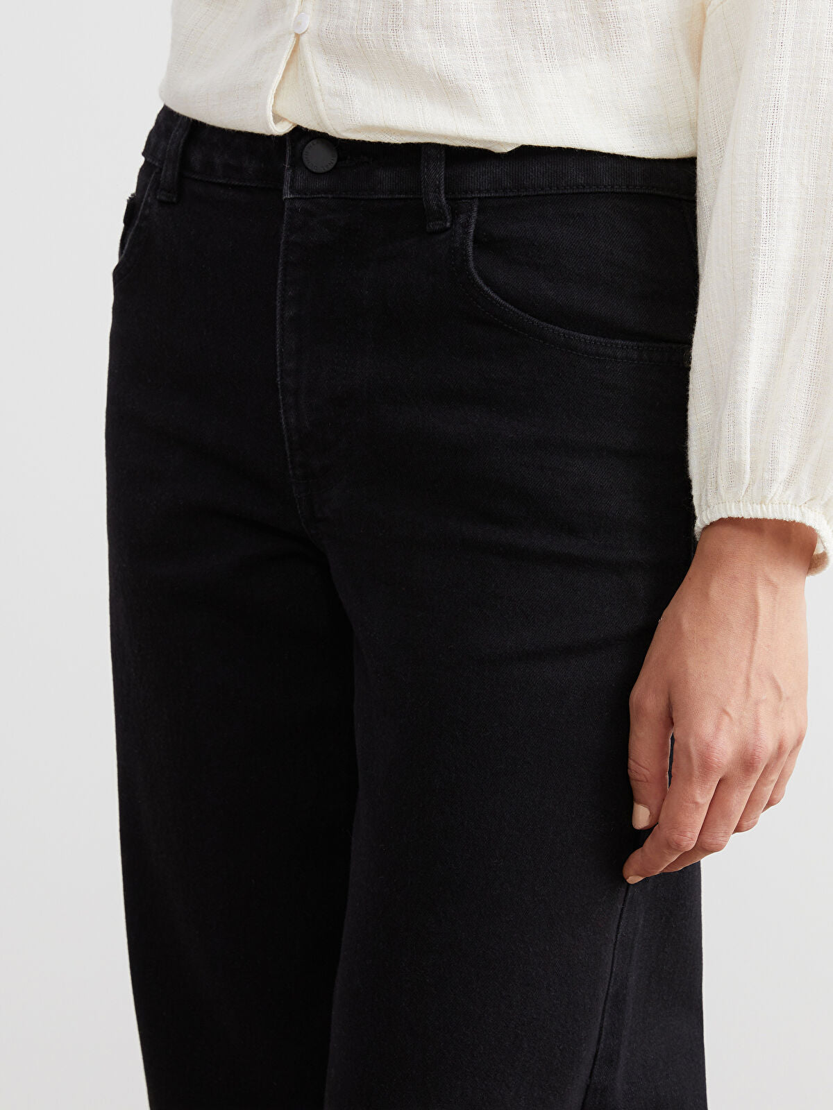Wideleg Female Jean Pants