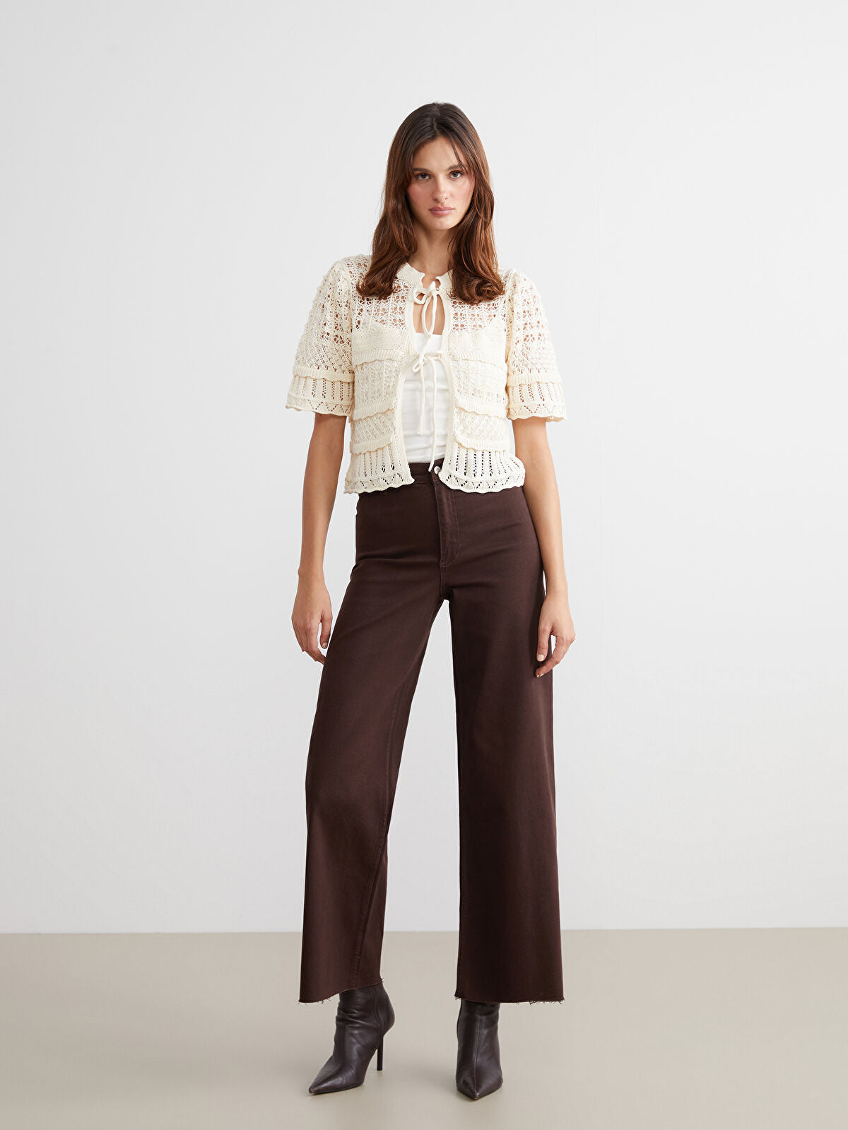 Wideleg Female Jean Pants