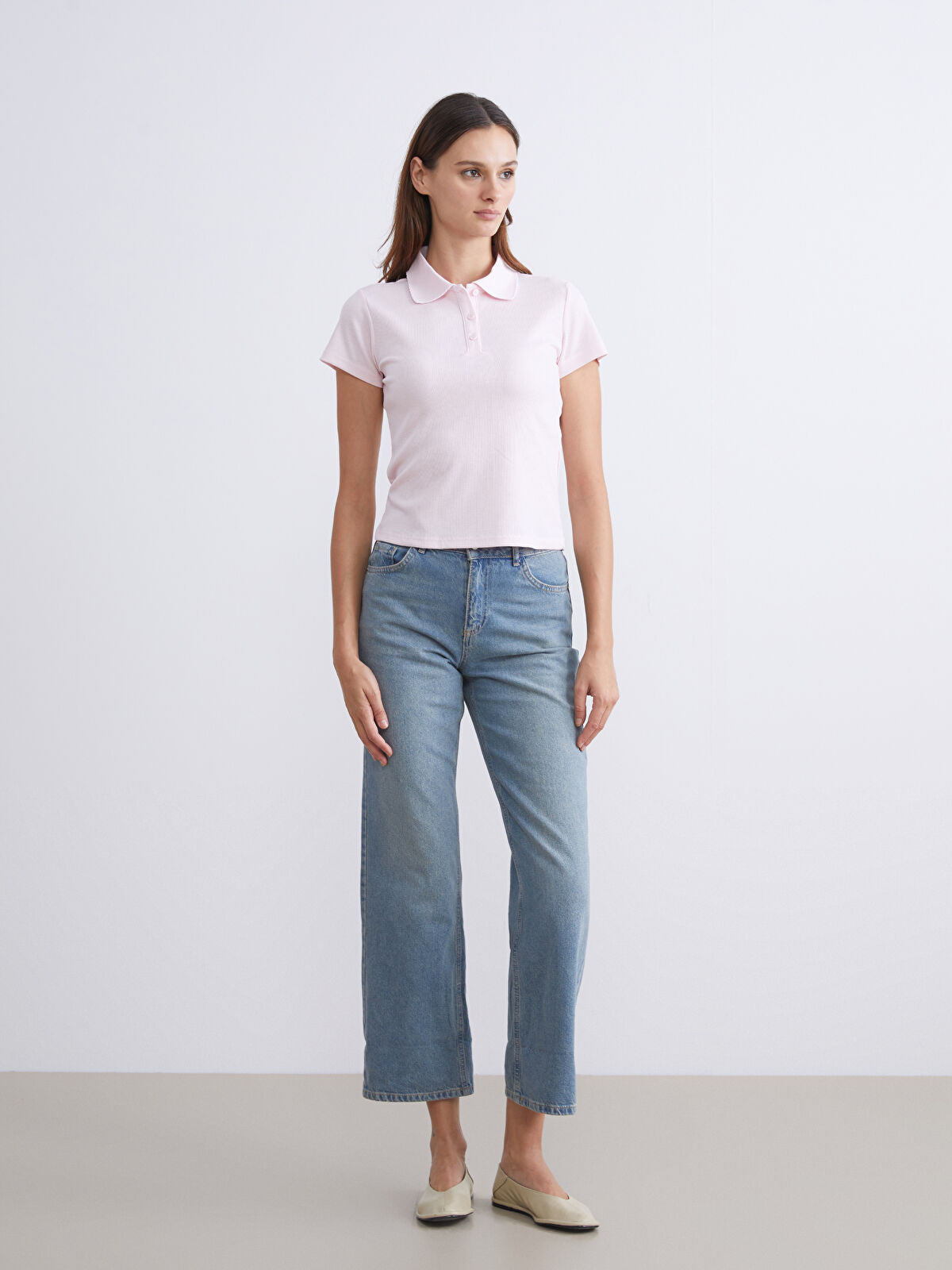 Wideleg Female Jean Pants