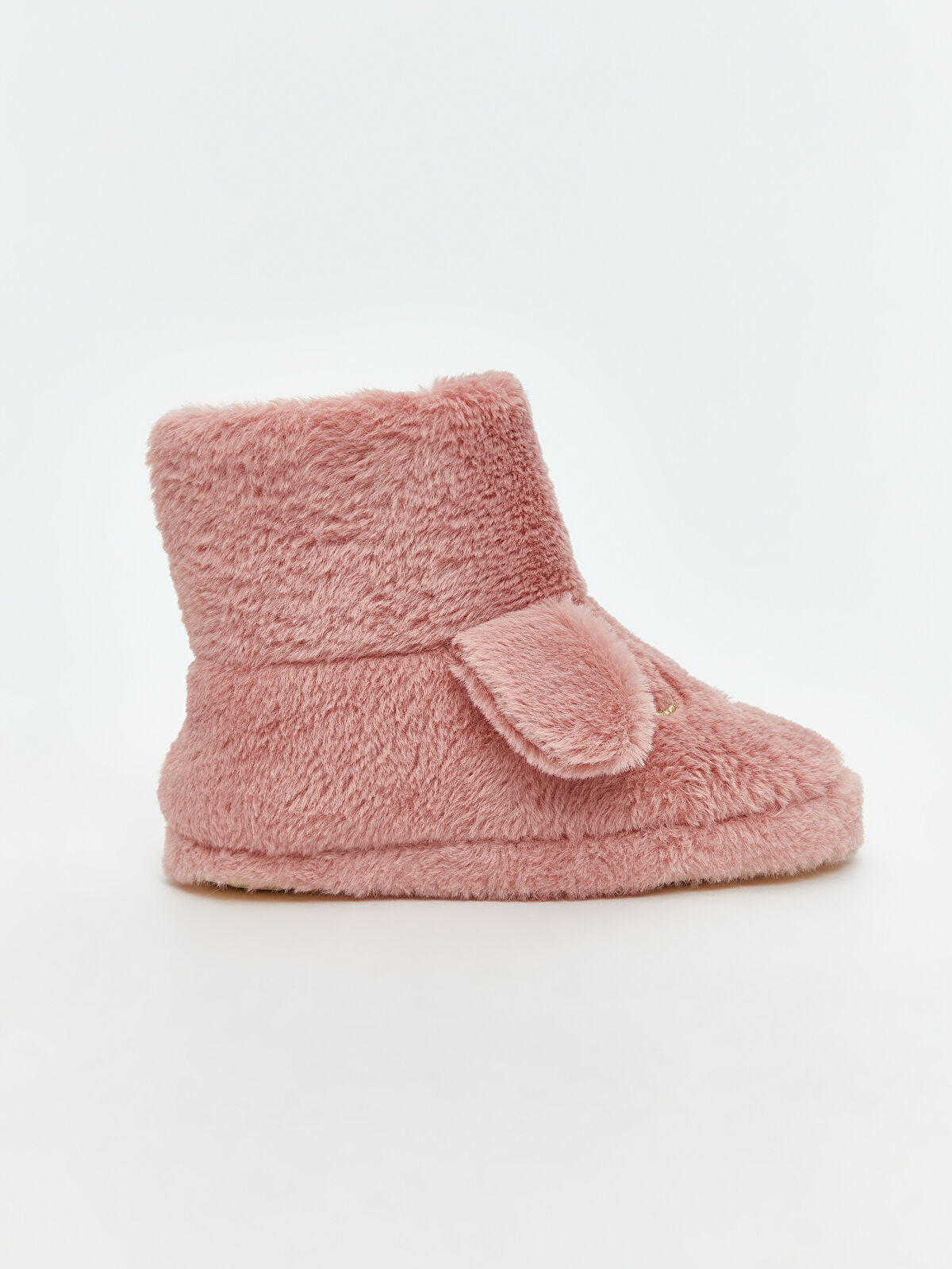 Detailed 3D Applique Girl Child Home Shoe