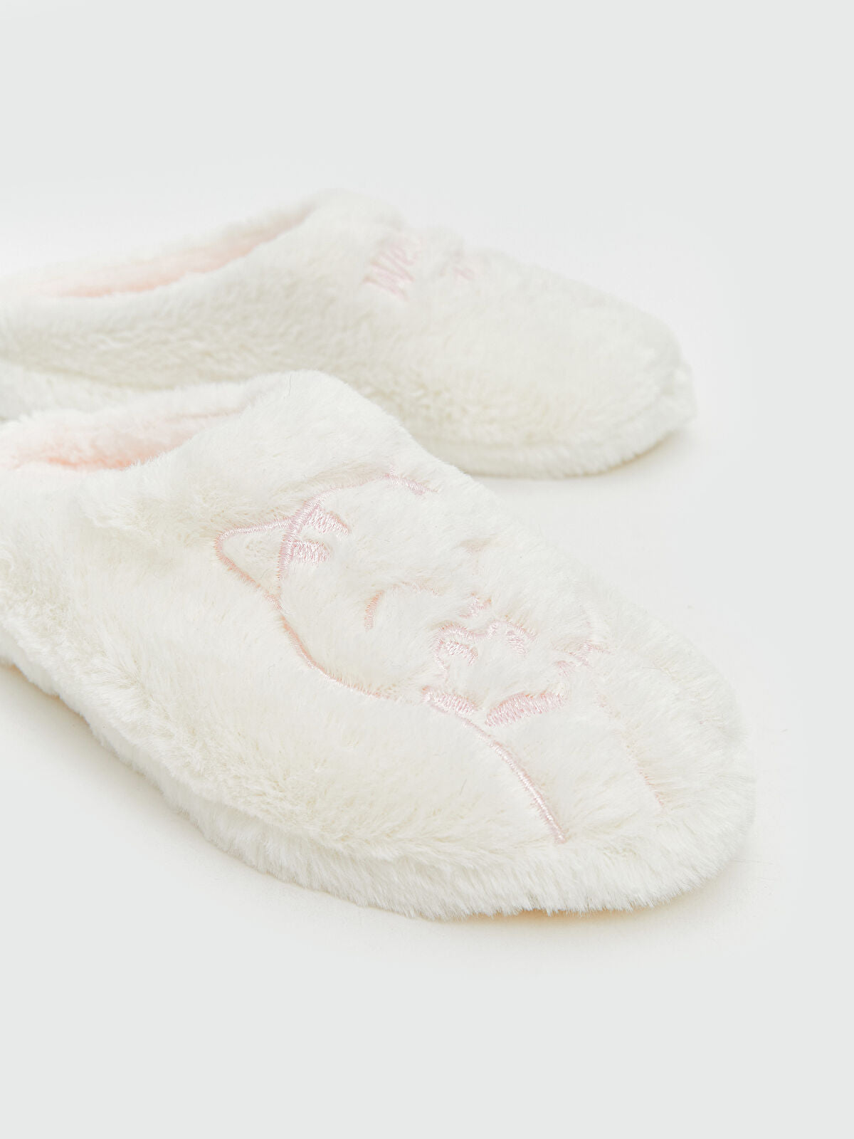 Animal Print Fleece Girl Child Home Slipper