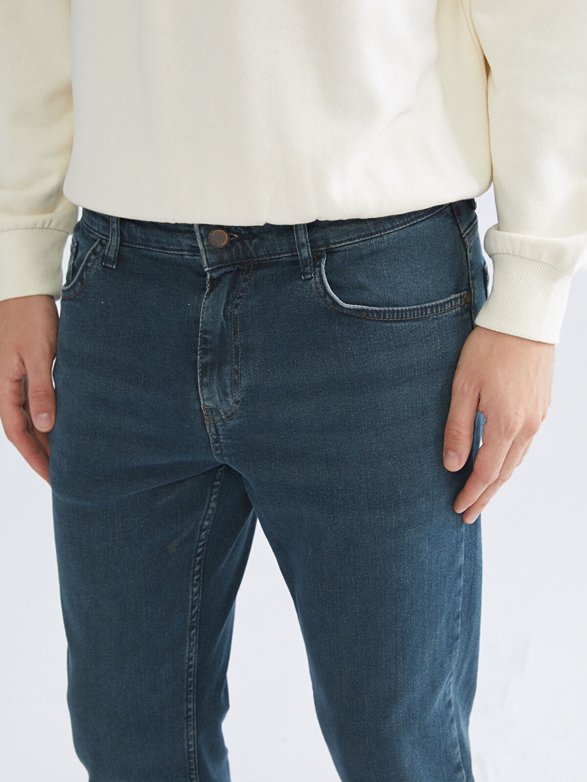 Plus Size Regular Fit Men's Jean Pants